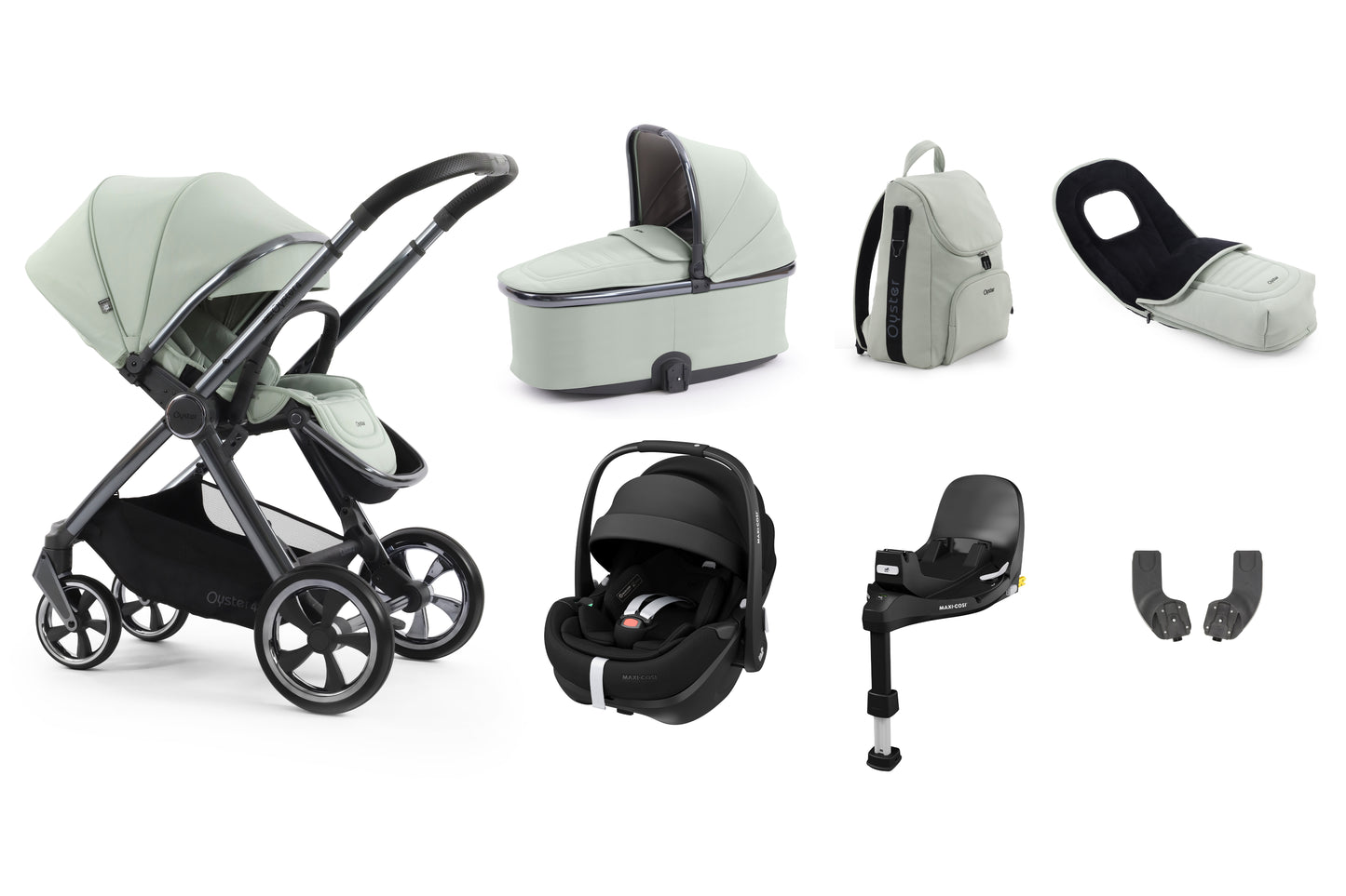 BabyStyle Oyster 4 Luxury 7 Piece Bundle - Pistachio image 4