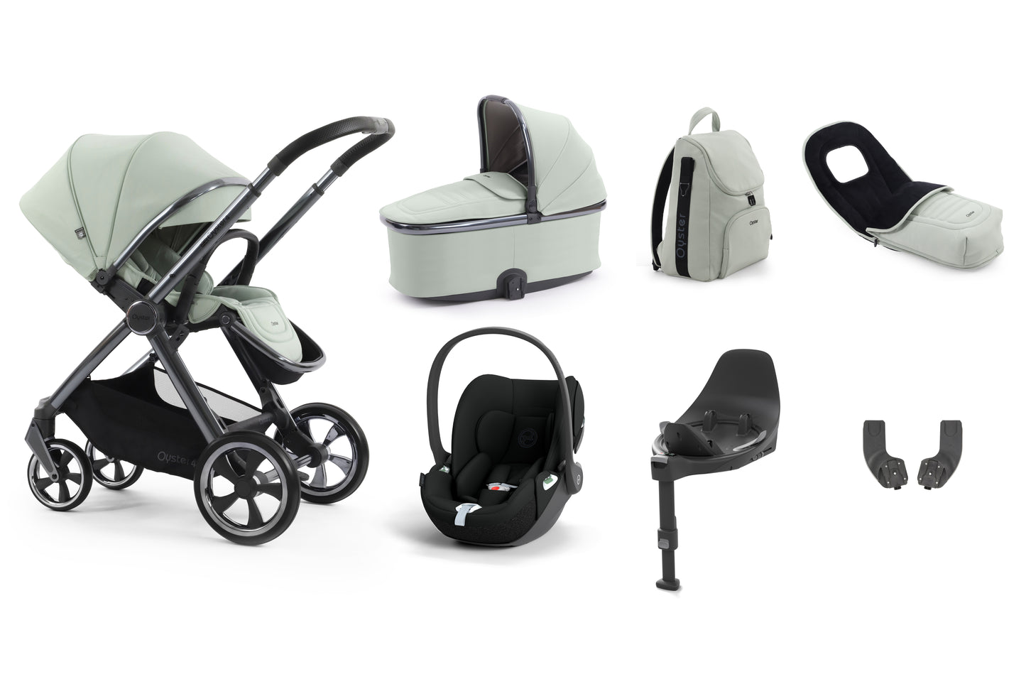 BabyStyle Oyster 4 Luxury 7 Piece Bundle - Pistachio image 5