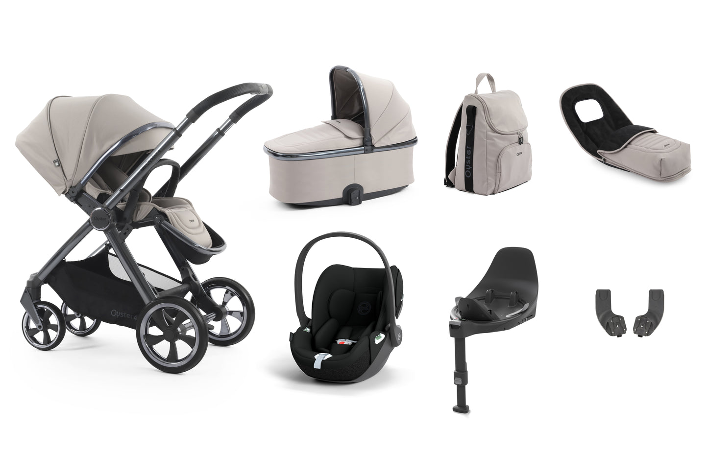 BabyStyle Oyster 4 Luxury 7 Piece Bundle - Stone image 5