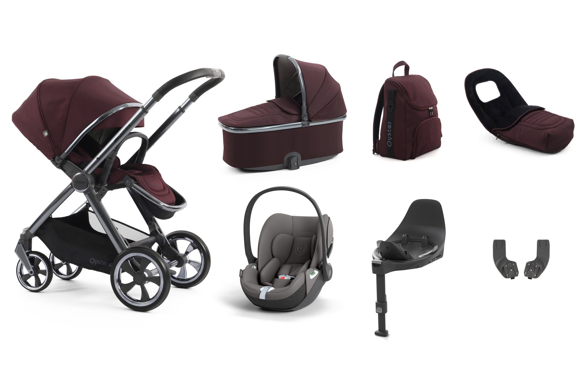 BabyStyle Oyster 4 Luxury 7 Piece Bundle - Mulberry image 5