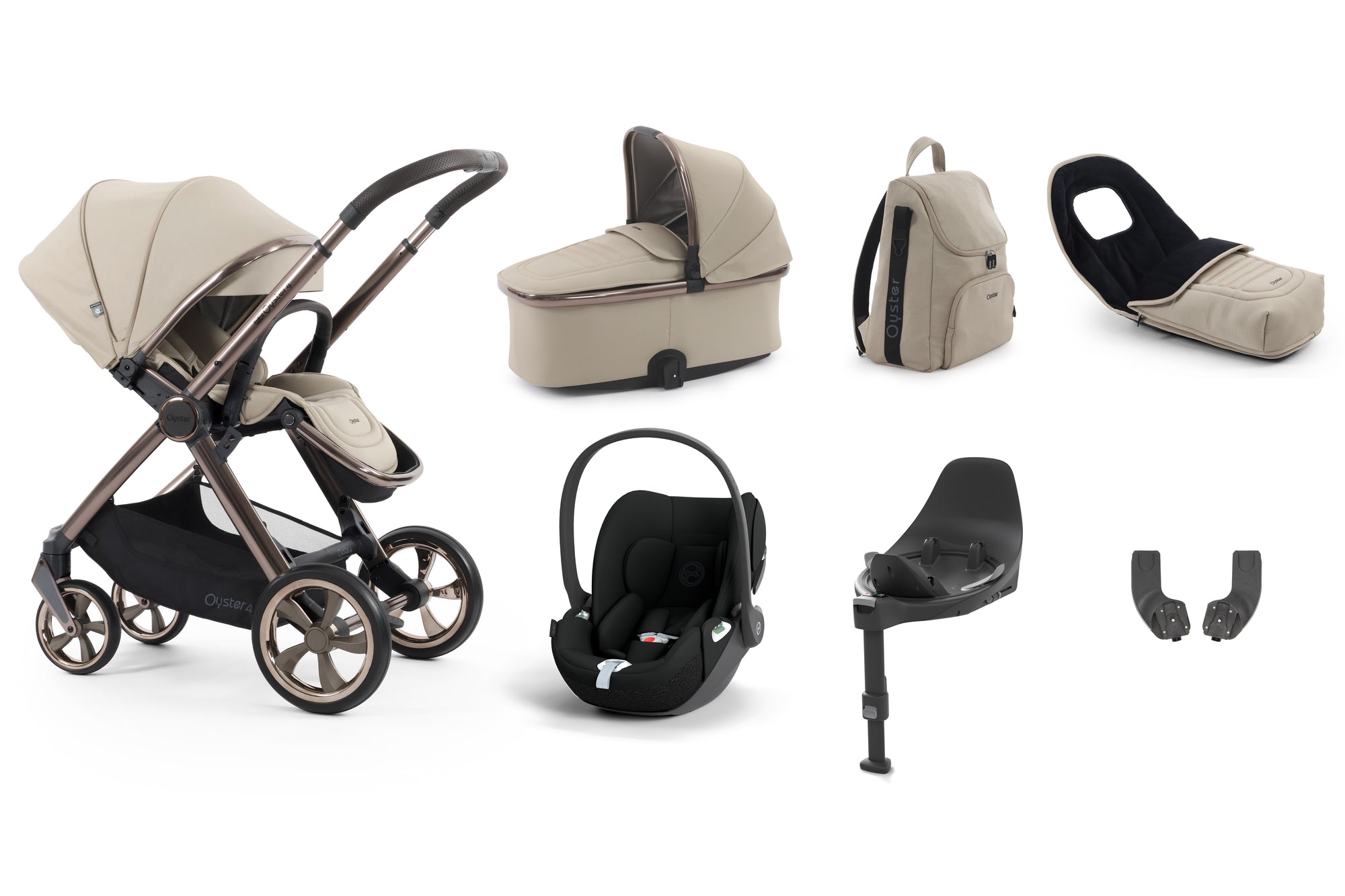BabyStyle Oyster 4 Luxury 7 Piece Bundle - Buttermilk image 6