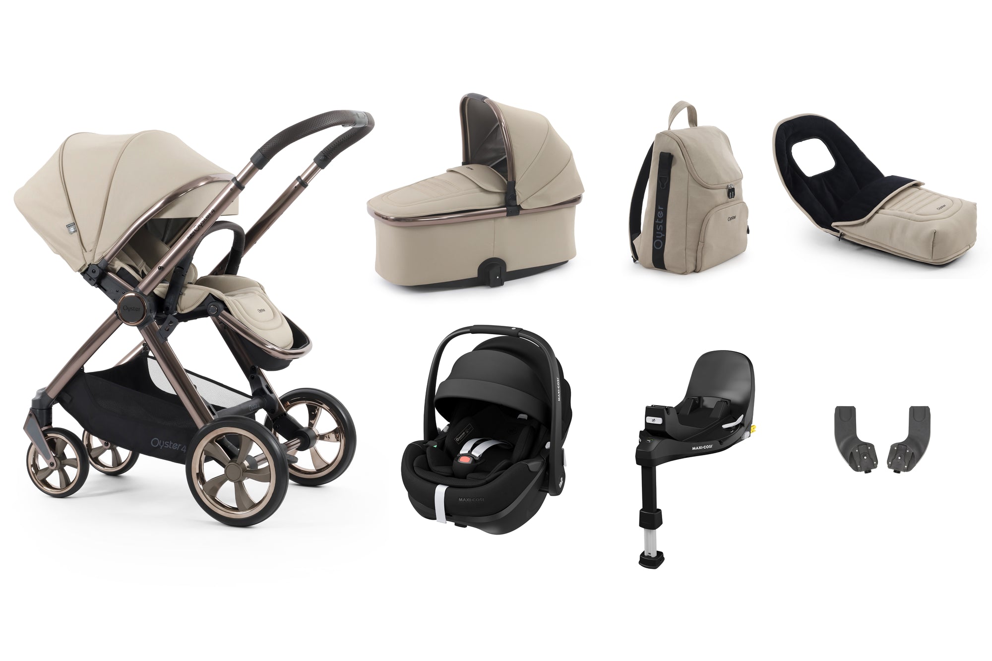 BabyStyle Oyster 4 Luxury 7 Piece Bundle - Buttermilk image 5
