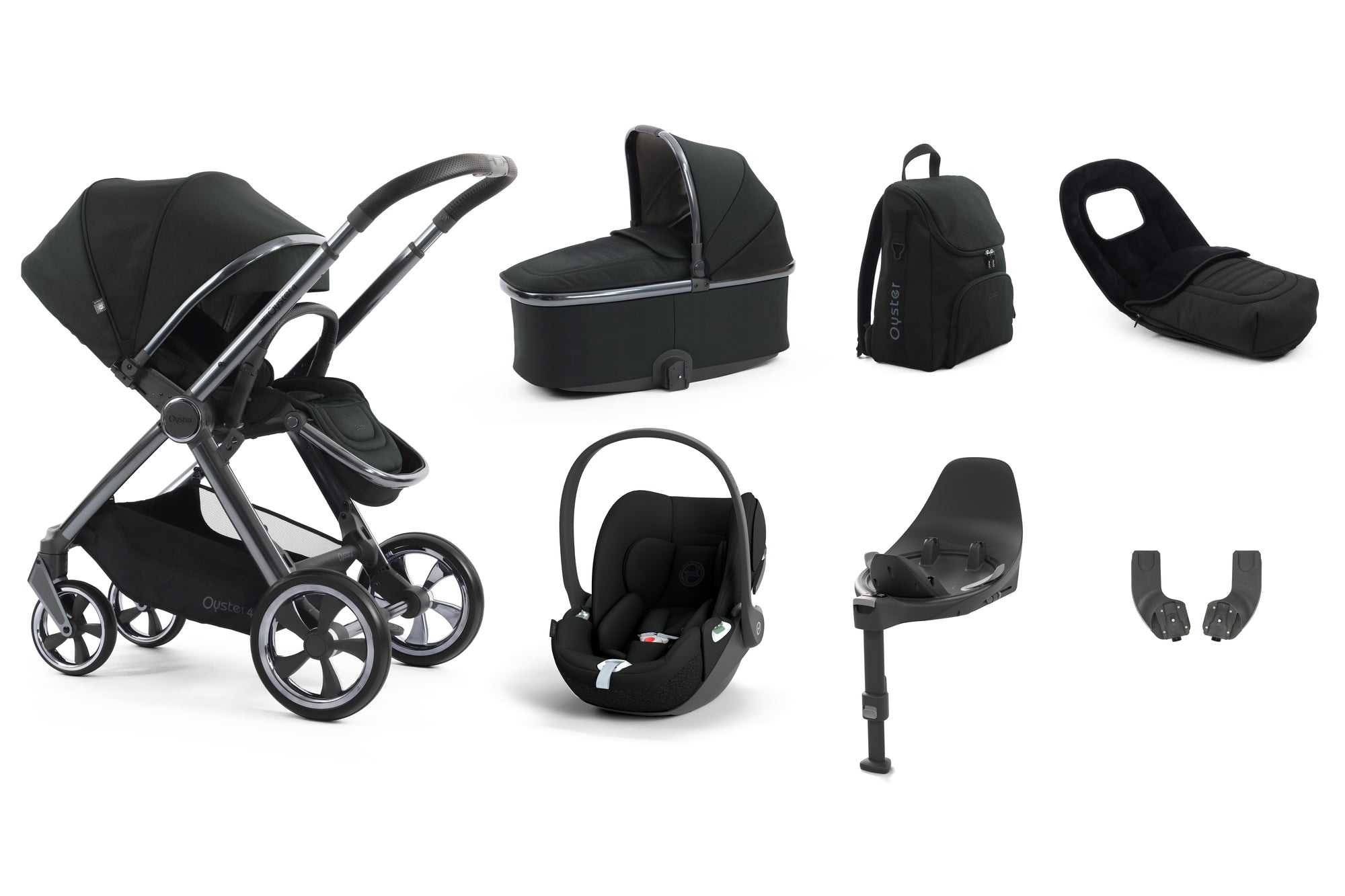 BabyStyle Oyster 4 Luxury 7 Piece Bundle - Black Olive image 3