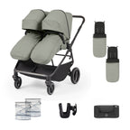 Ickle Bubba Altair Double Stroller - Laurel Green