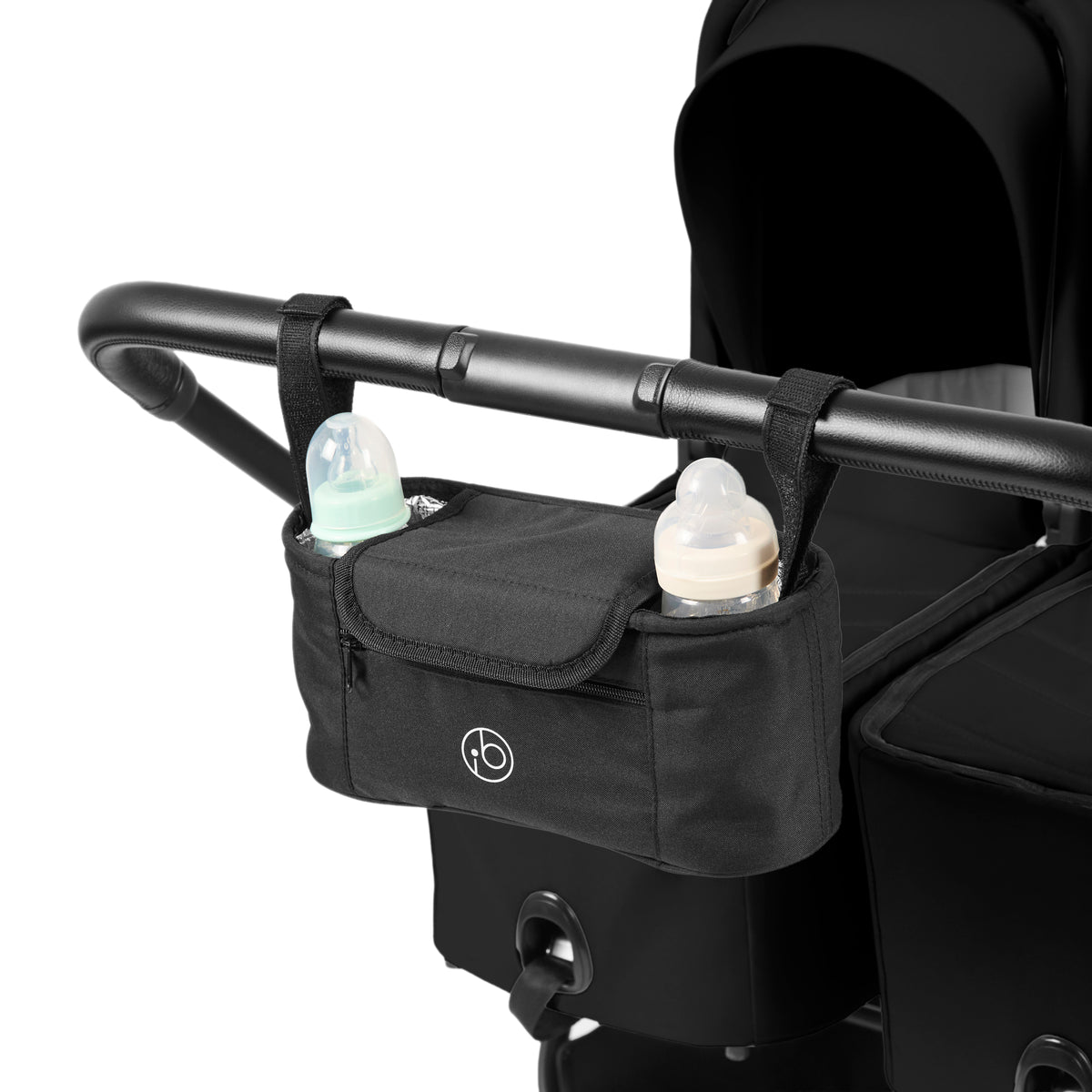 Ickle Bubba Altair Twin Stroller - Black