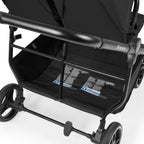 Ickle Bubba Altair Twin Stroller - Black