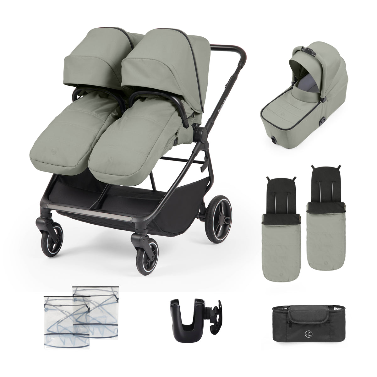 Ickle Bubba Altair Growing Familes Stroller - Laurel Green