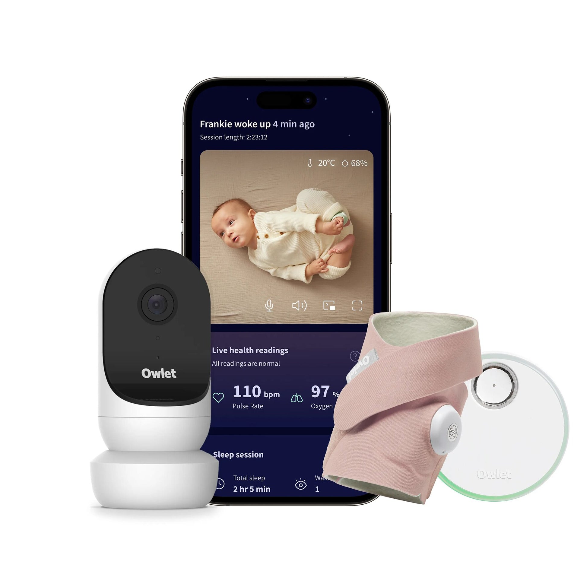 Owlet Dream Sock + Cam 2 Dream Duo Bundle image 2