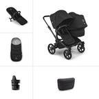 Bugaboo Donkey 6 Double Essential Pushchair Bundle in Black