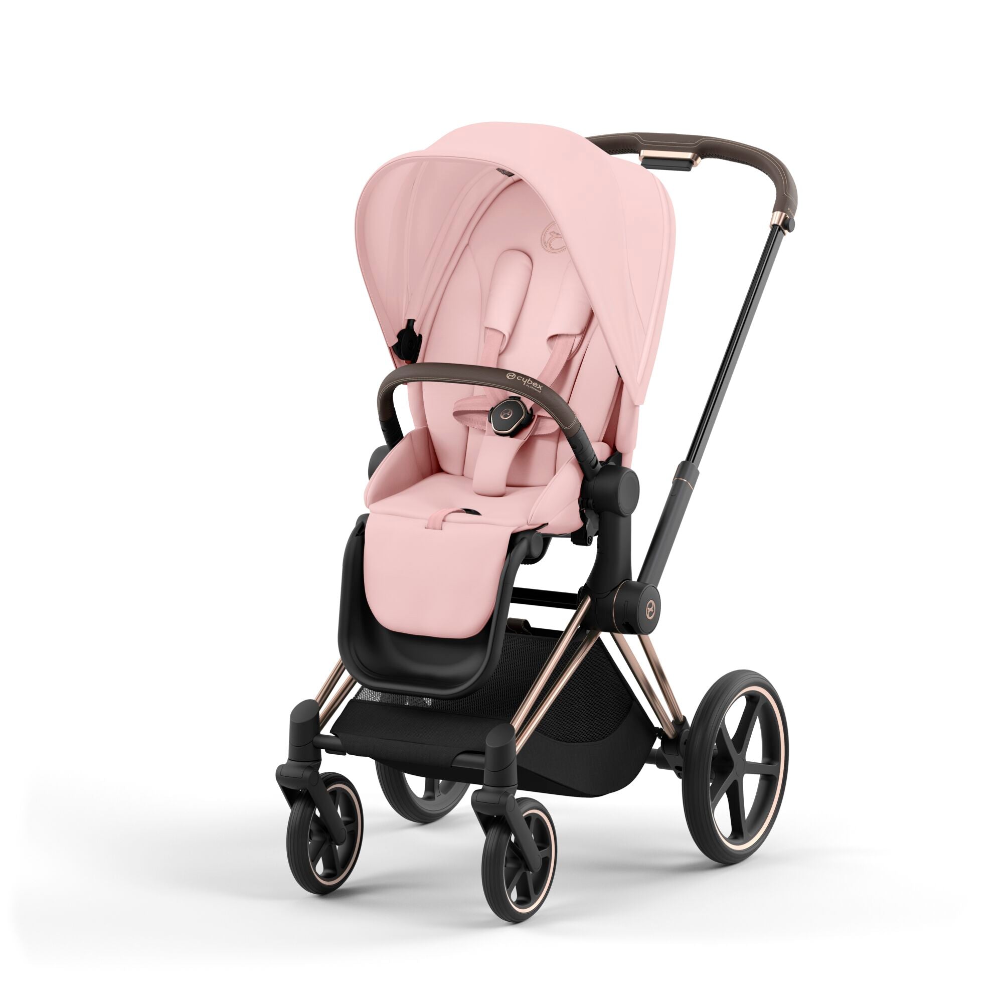 Cybex PRIAM with Cloud T i-Size Travel System Bundle –  Peach Pink