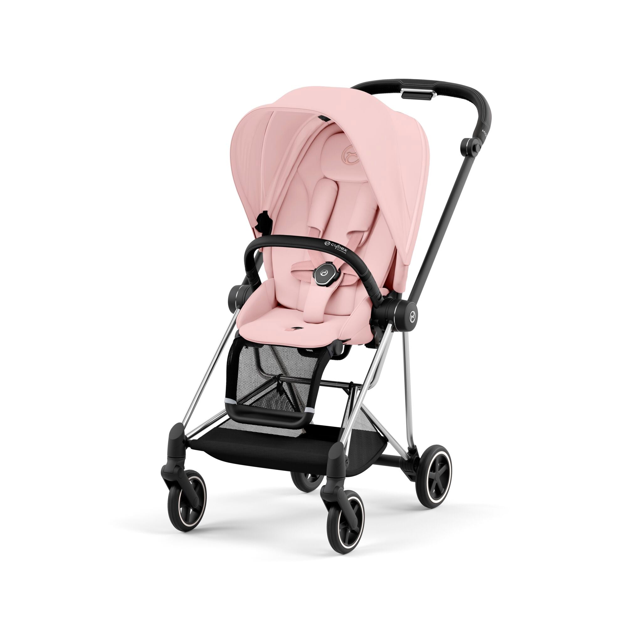 Cybex Mios with Cybex Cloud T i-size Travel System Bundle - Peach Pink
