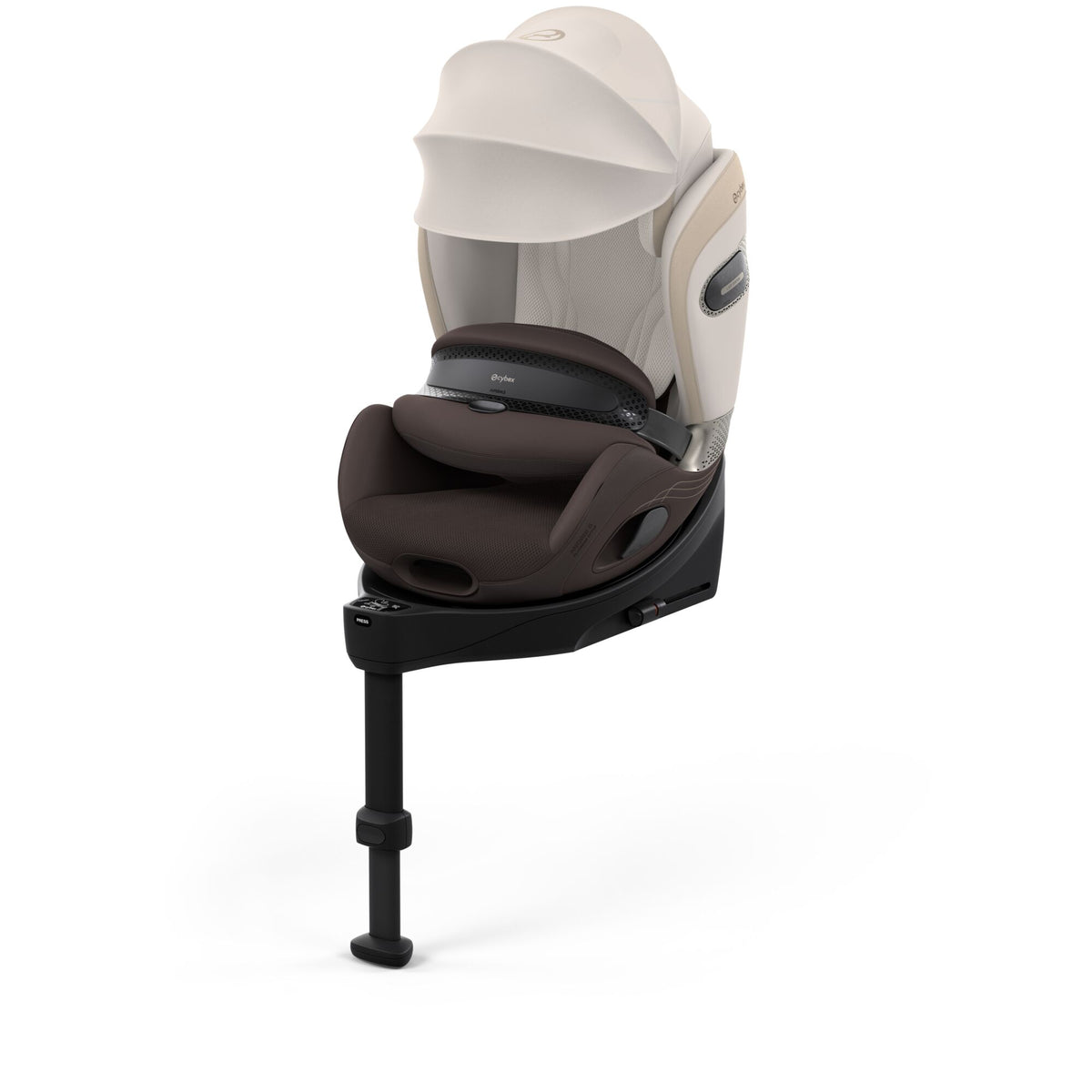 CYBEX Anoris Si i-size car seat with ISOfix base - Amber Brown STYLE