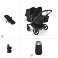 Bugaboo Donkey 6 Twin Essential Pushchair Bundle in Black