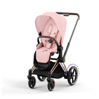 Cybex ePriam with Cloud T i-Size Travel System Bundle –  Peach Pink