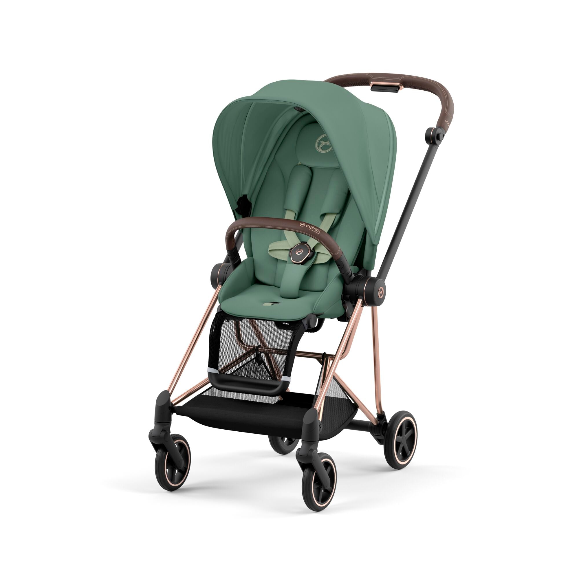 Cybex Mios with Cybex Cloud T i-size Travel System Bundle - Leaf Green