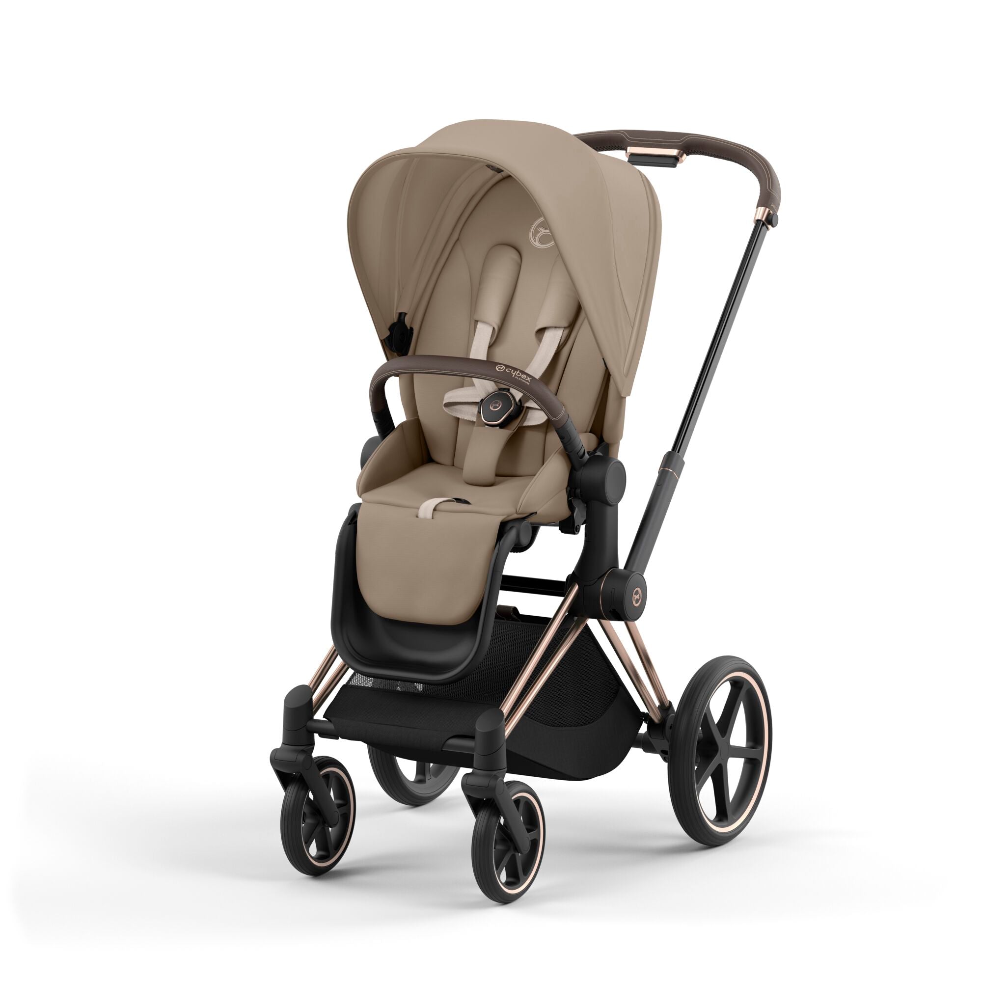 Cybex PRIAM with Cloud T i-Size Travel System Bundle –  Cozy Beige