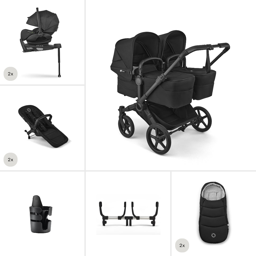 Bugaboo Donkey 6 Twin Ultimate Newborn Bundle
