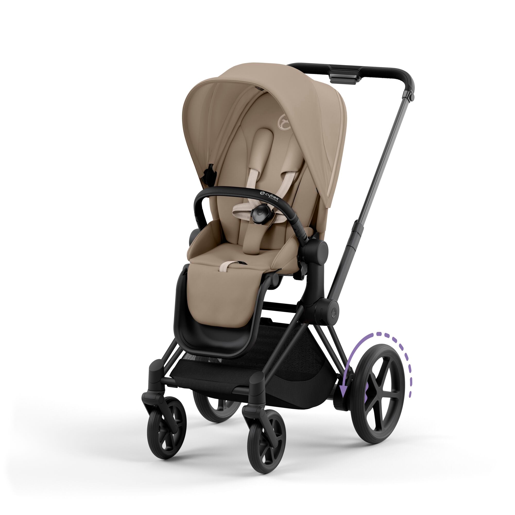 Cybex ePriam with Cloud T i-Size Travel System Bundle – Cosy Beige