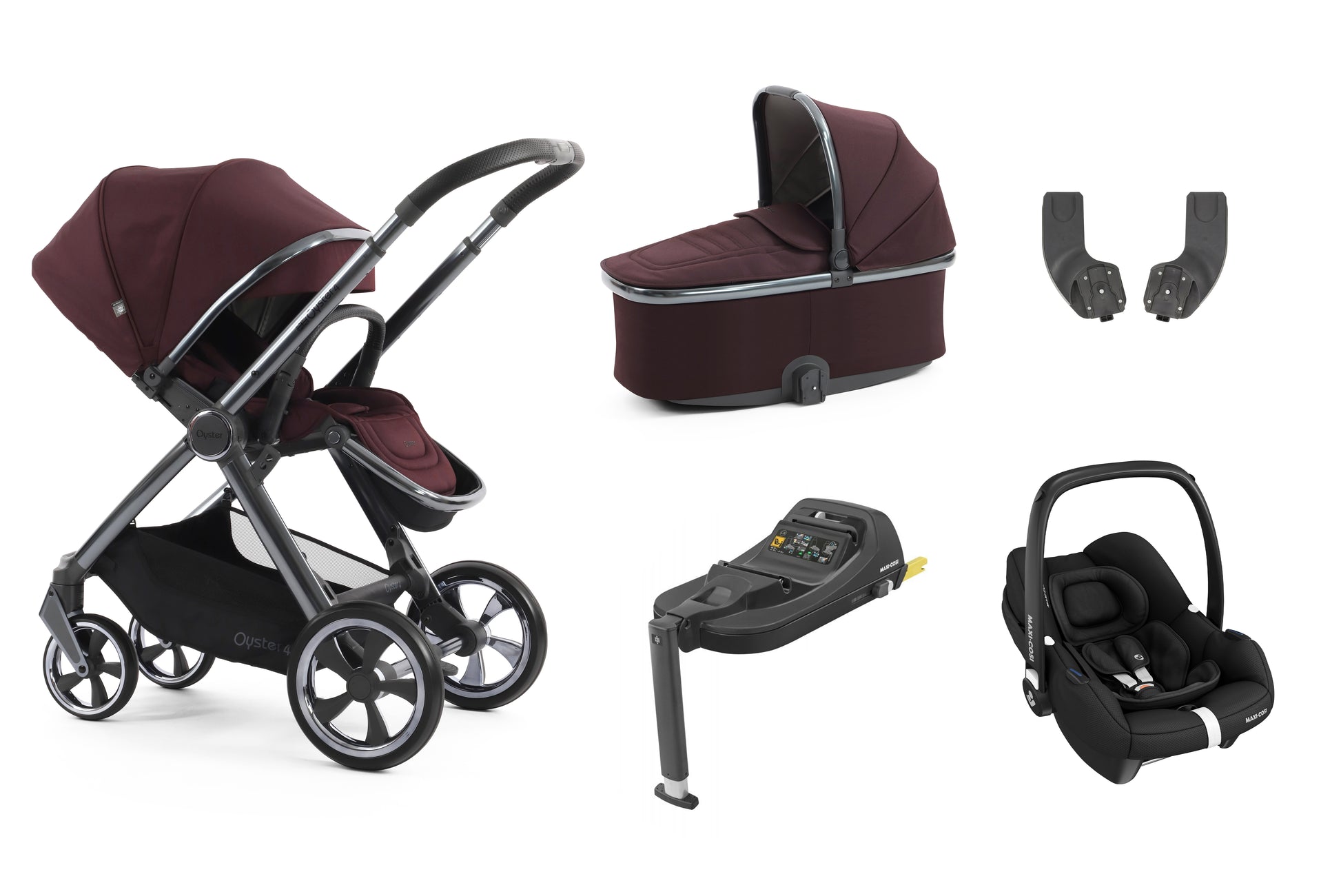BabyStyle Oyster 4 Essential 5 Piece Bundle - Mulberry image 8