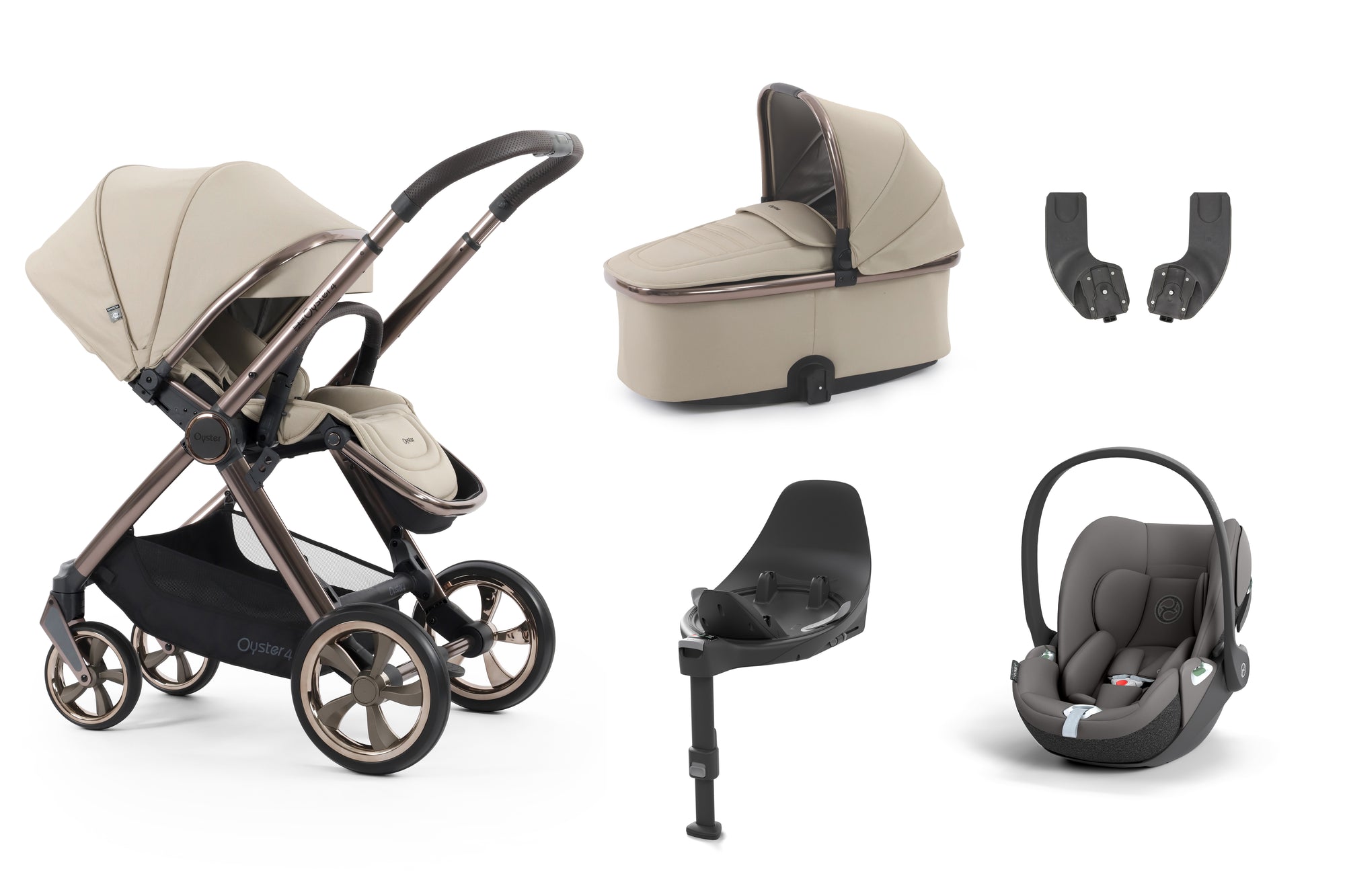 BabyStyle Oyster 4 Essential 5 Piece Bundle - Buttermilk image 1