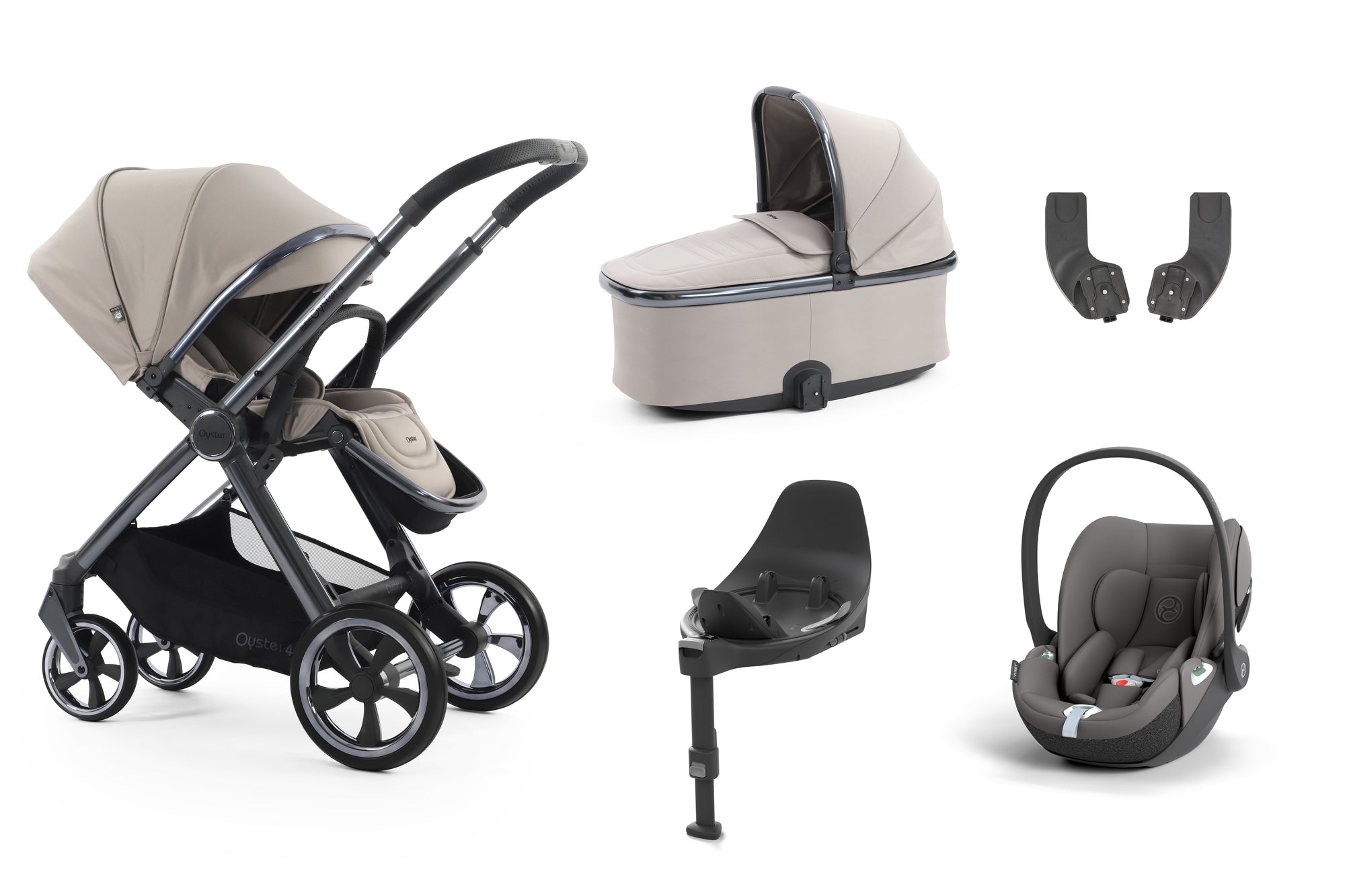 BabyStyle Oyster 4 Essential 5 Piece Bundle - Stone image 6