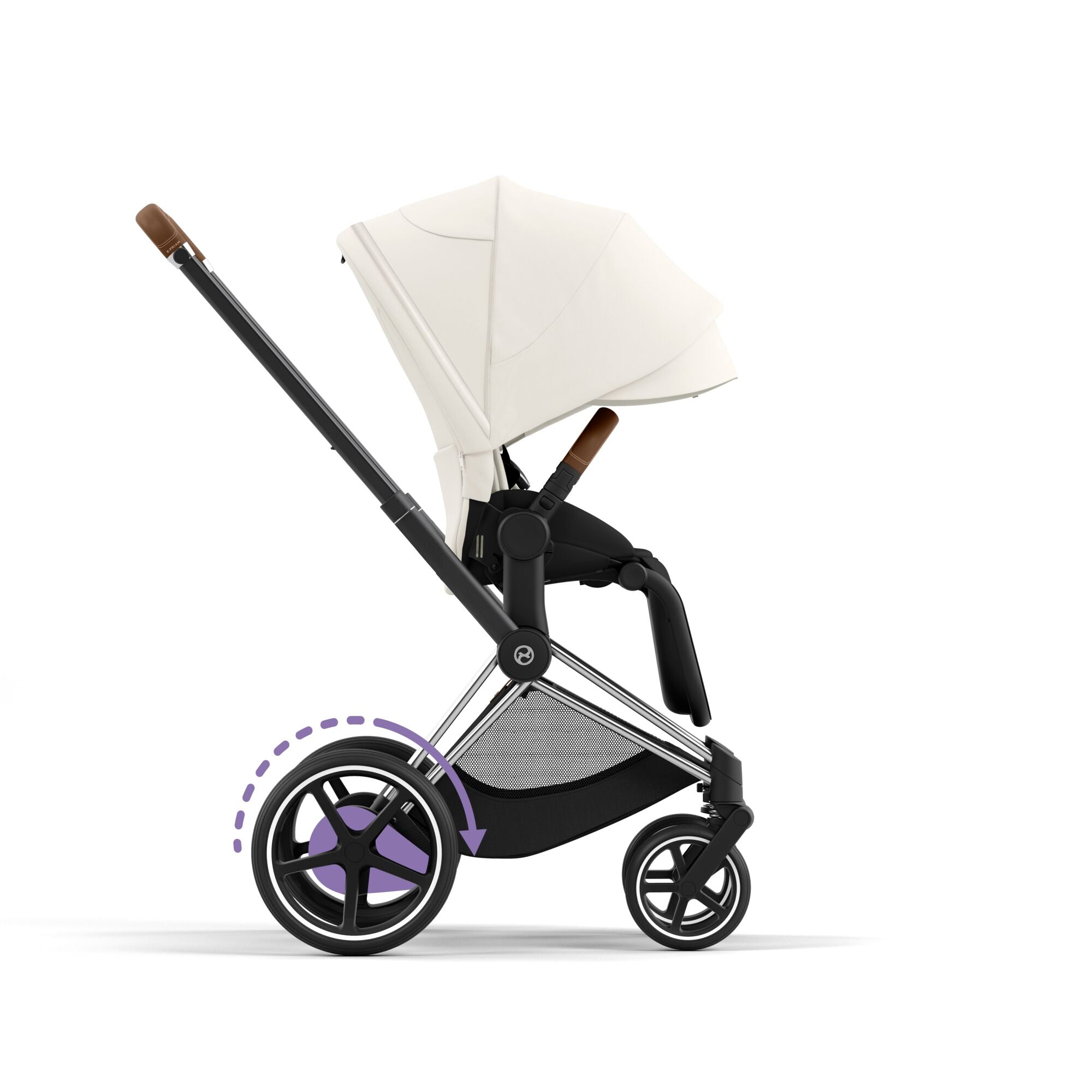 Cybex ePriam with Cloud T i-Size Travel System Bundle – Off White