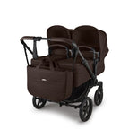 Bugaboo Donkey 6 Twin Pushchair in Cocoa Brown