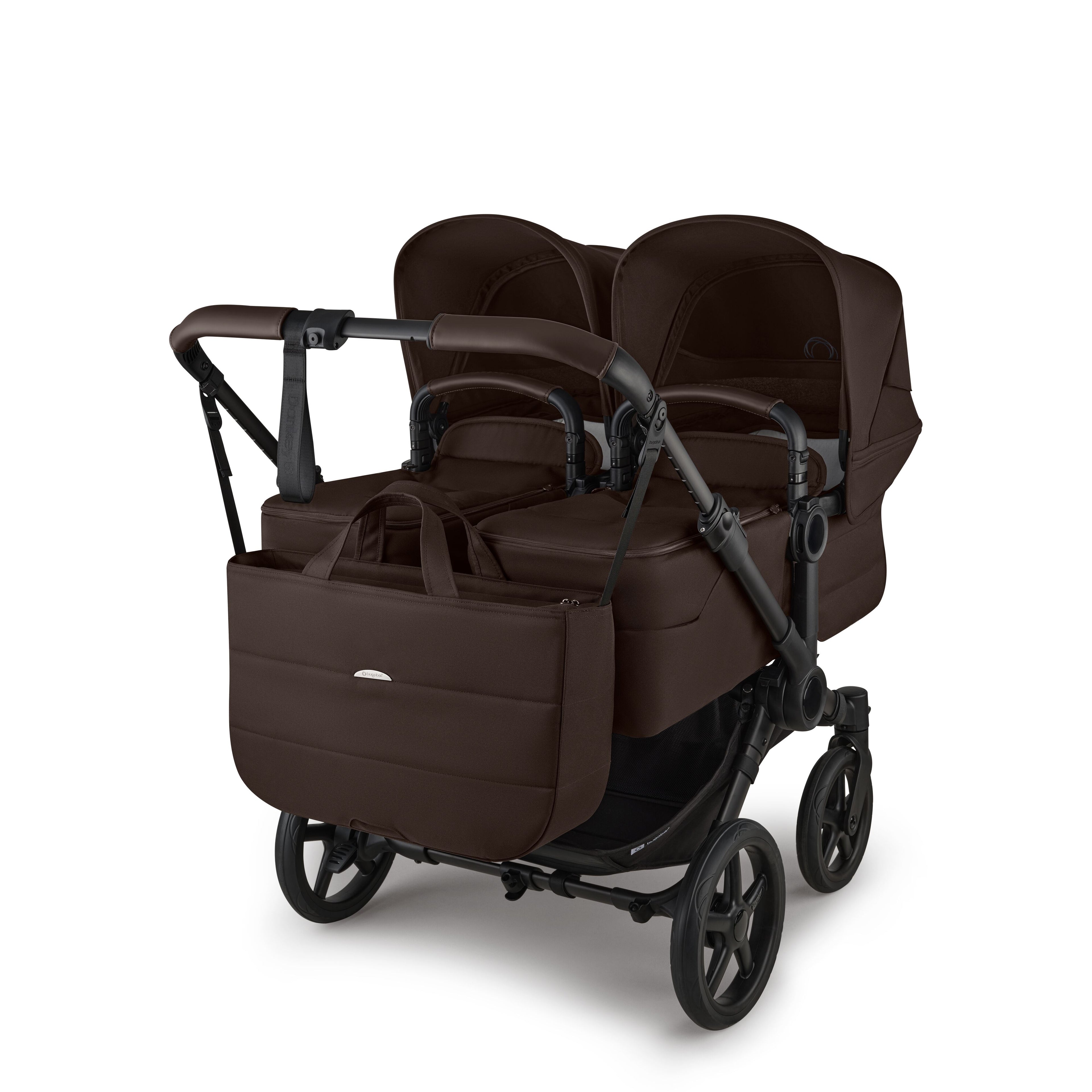 Bugaboo Donkey 6 Twin Pushchair in Cocoa Brown