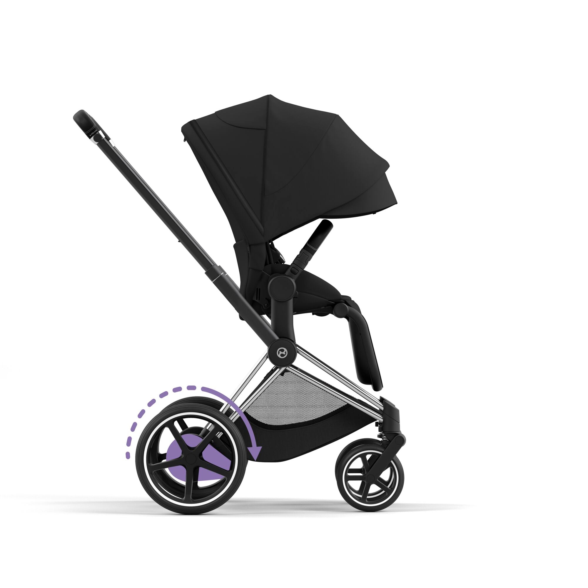 Cybex ePriam with Cloud T i-Size Travel System Bundle – Sepia Black