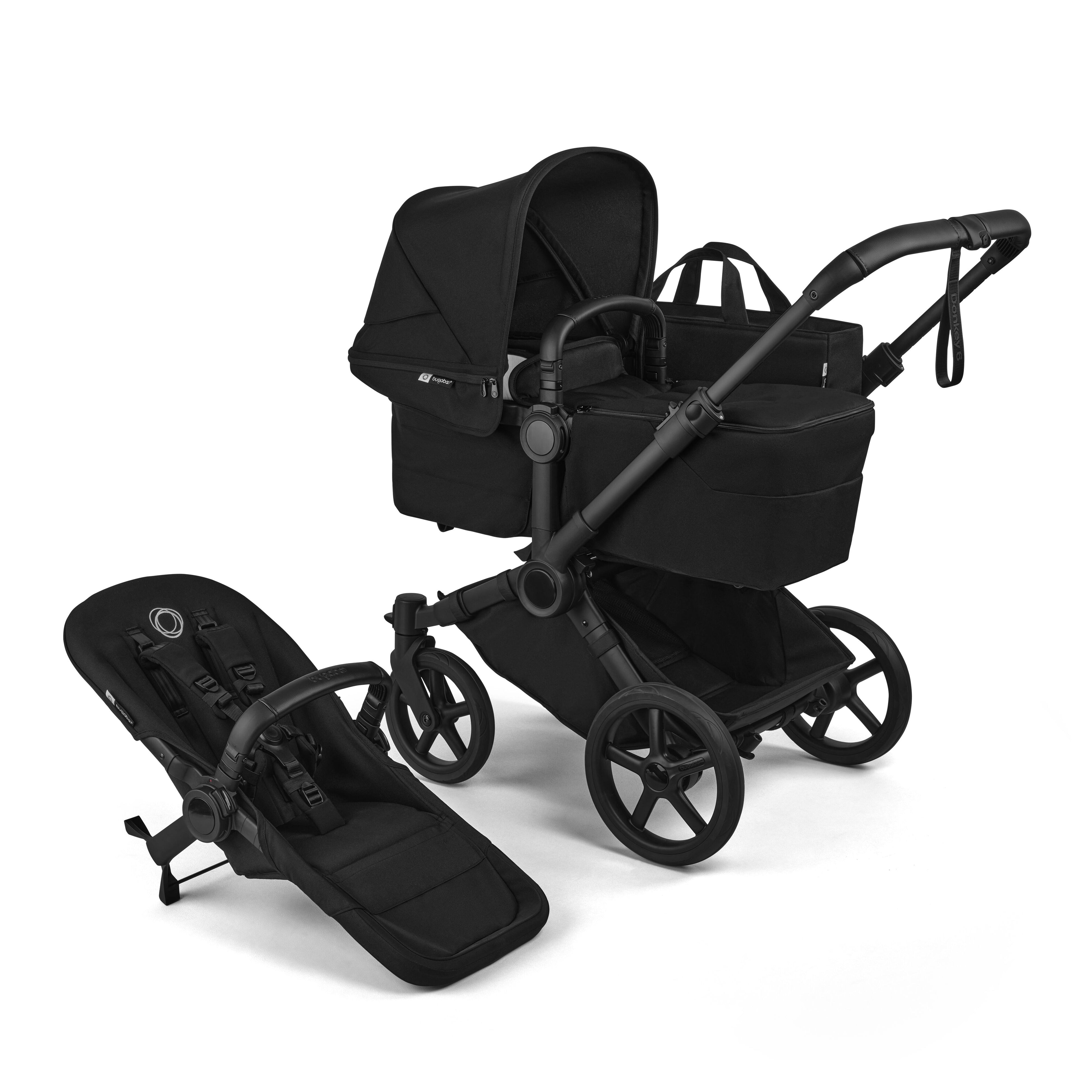 Bugaboo Donkey 6 Single Essential Pushchair Bundle in Black