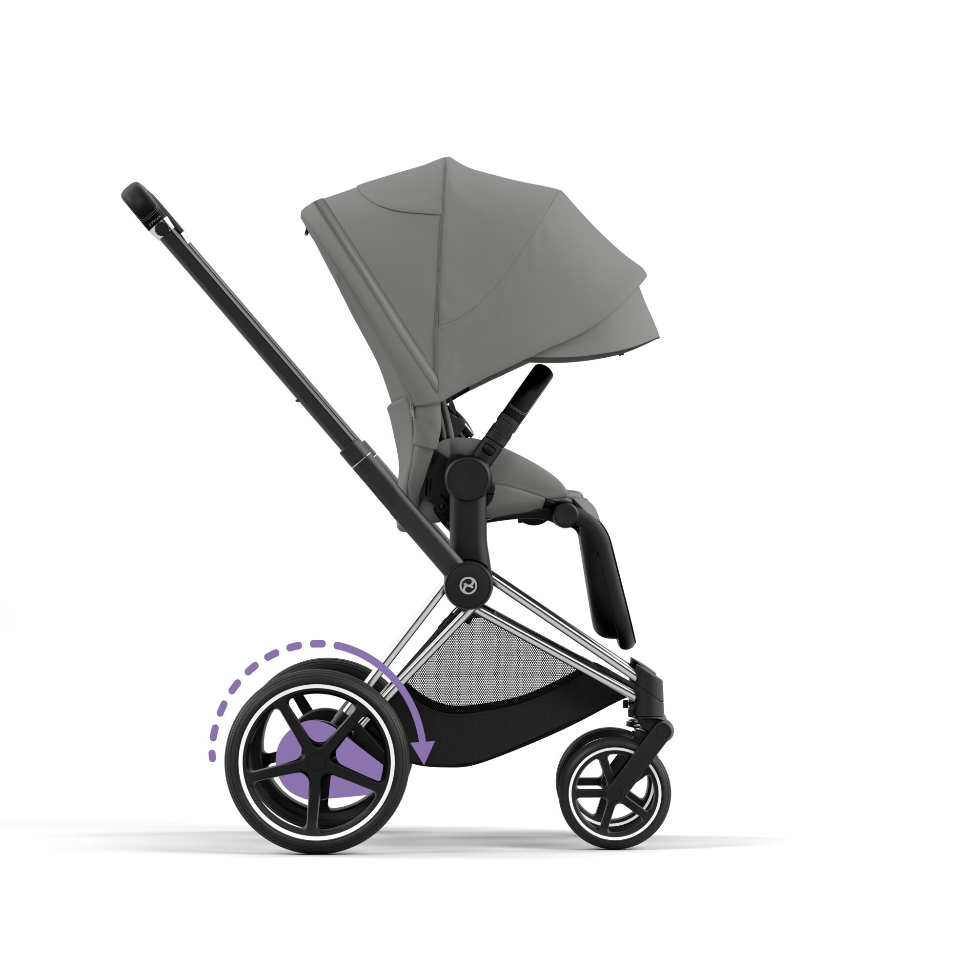 Cybex ePriam with Cloud T i-Size Travel System Bundle – Mirage Grey