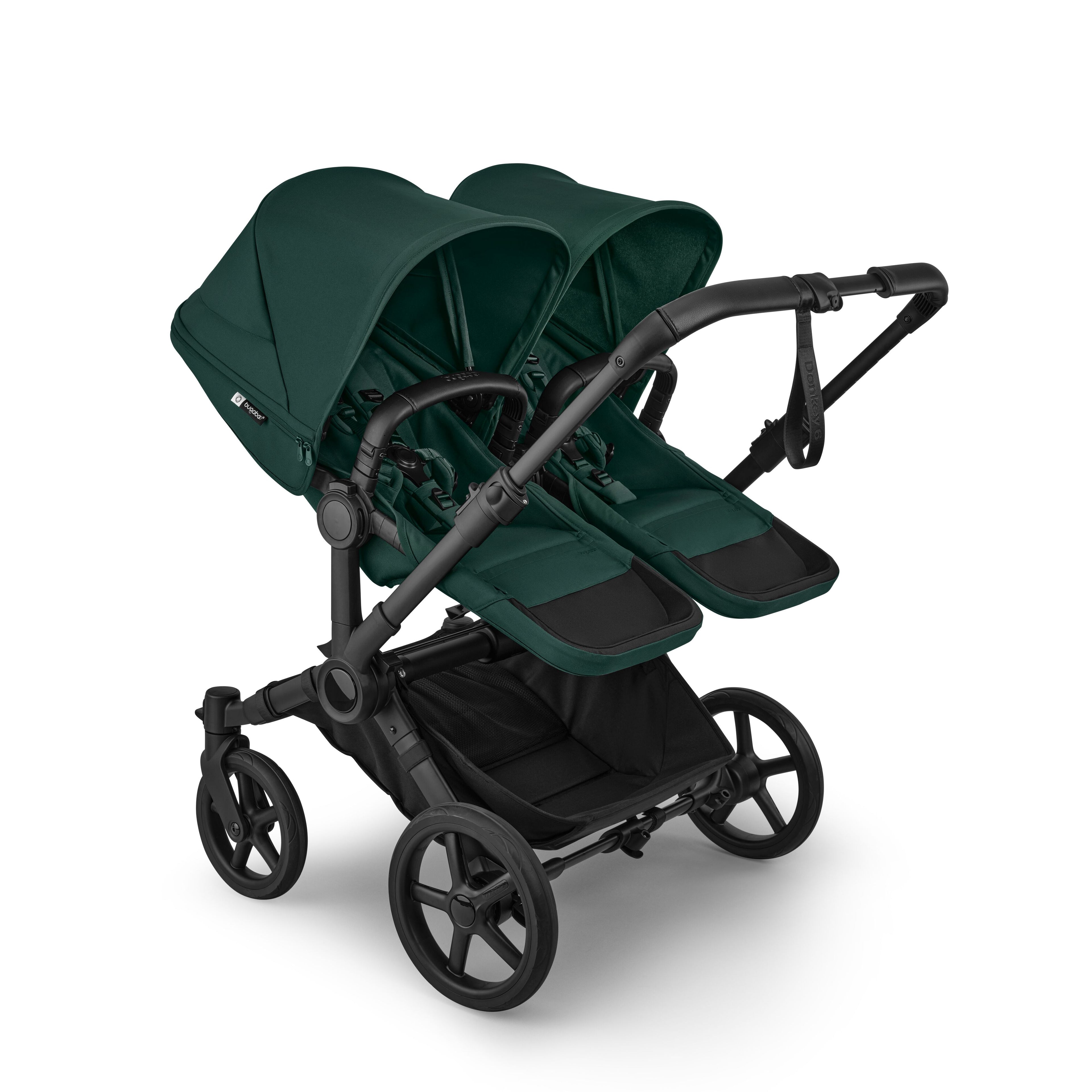 Bugaboo Donkey 6 Twin Pushchair in Fern Green