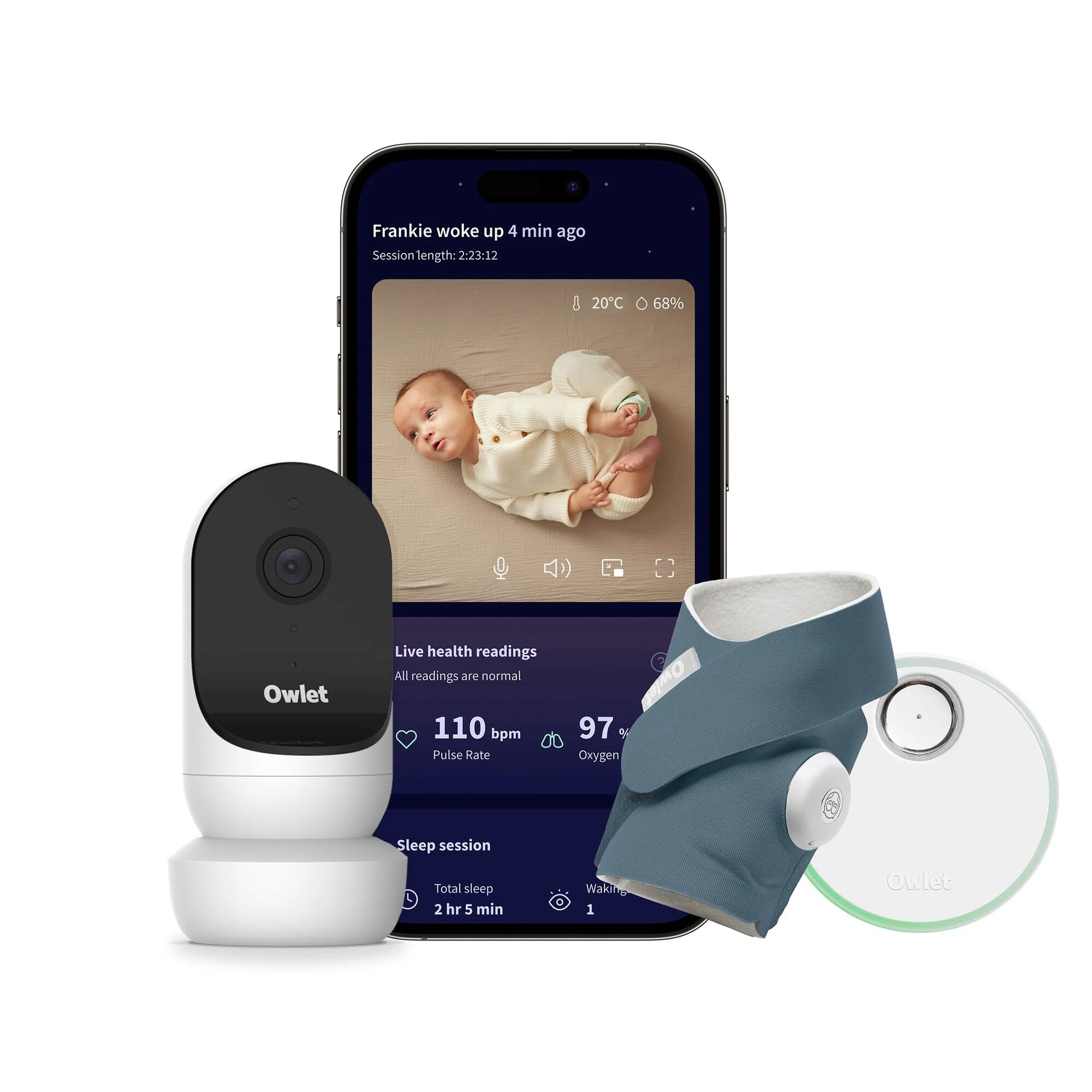 Owlet Dream Sock + Cam 2 Dream Duo Bundle image 1