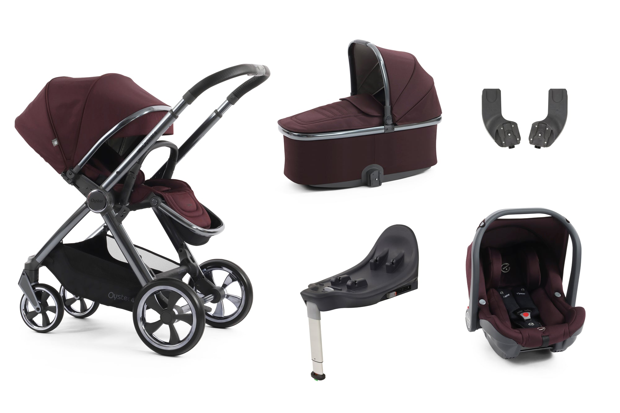 BabyStyle Oyster 4 Essential 5 Piece Bundle - Mulberry image 7