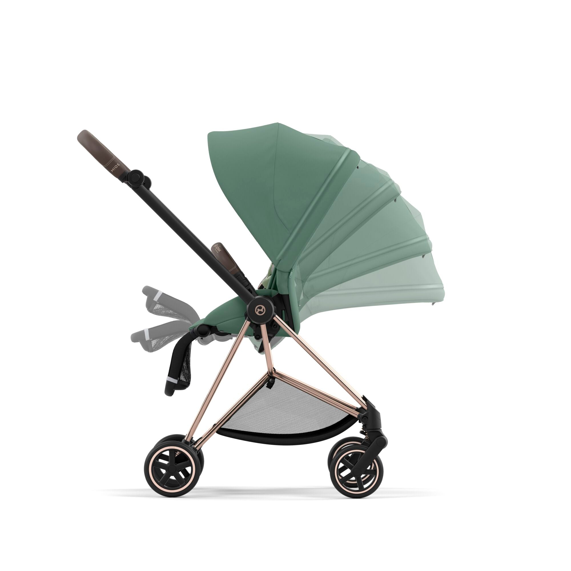 Cybex Mios with Cybex Cloud T i-size Travel System Bundle - Leaf Green