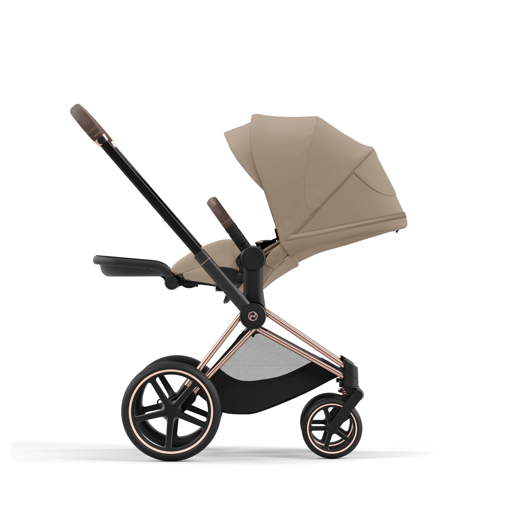 Cybex PRIAM with Cloud T i-Size Travel System Bundle –  Cozy Beige