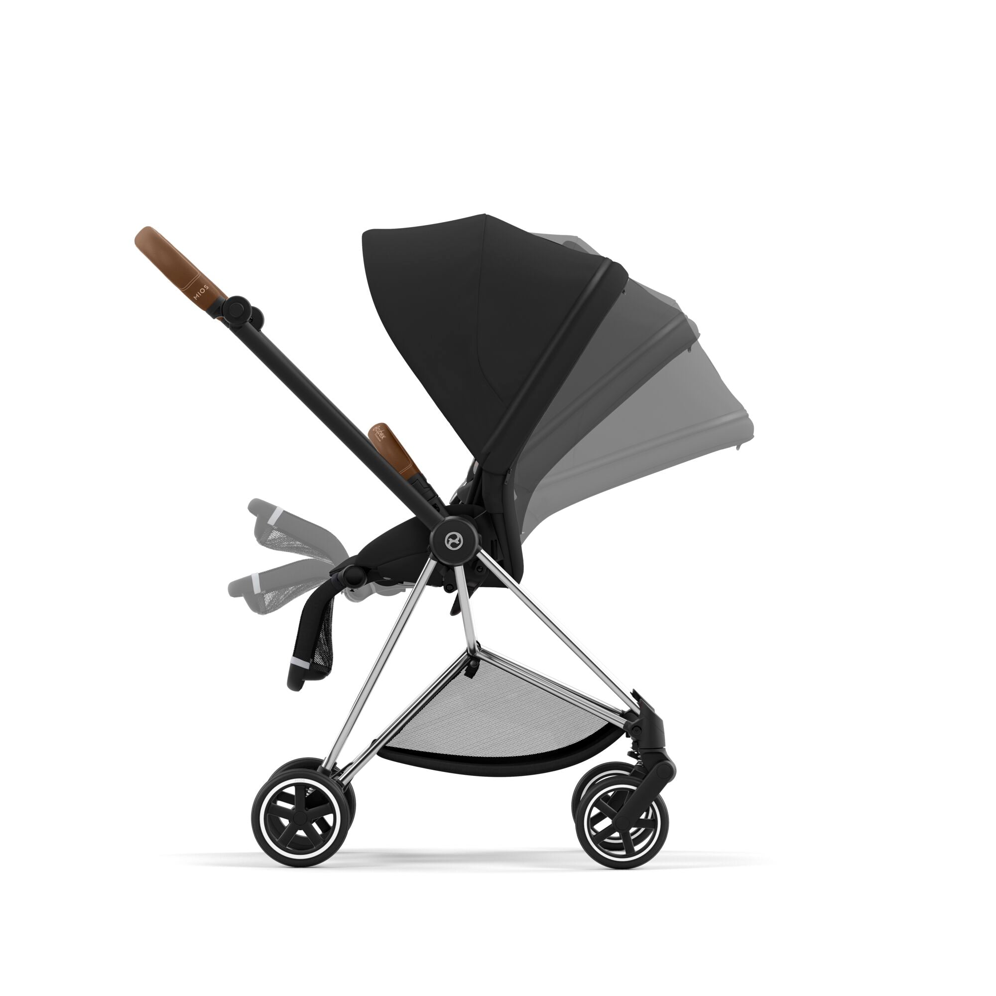 Cybex Mios with Cybex Cloud T i-size Travel System Bundle - Sepia Black