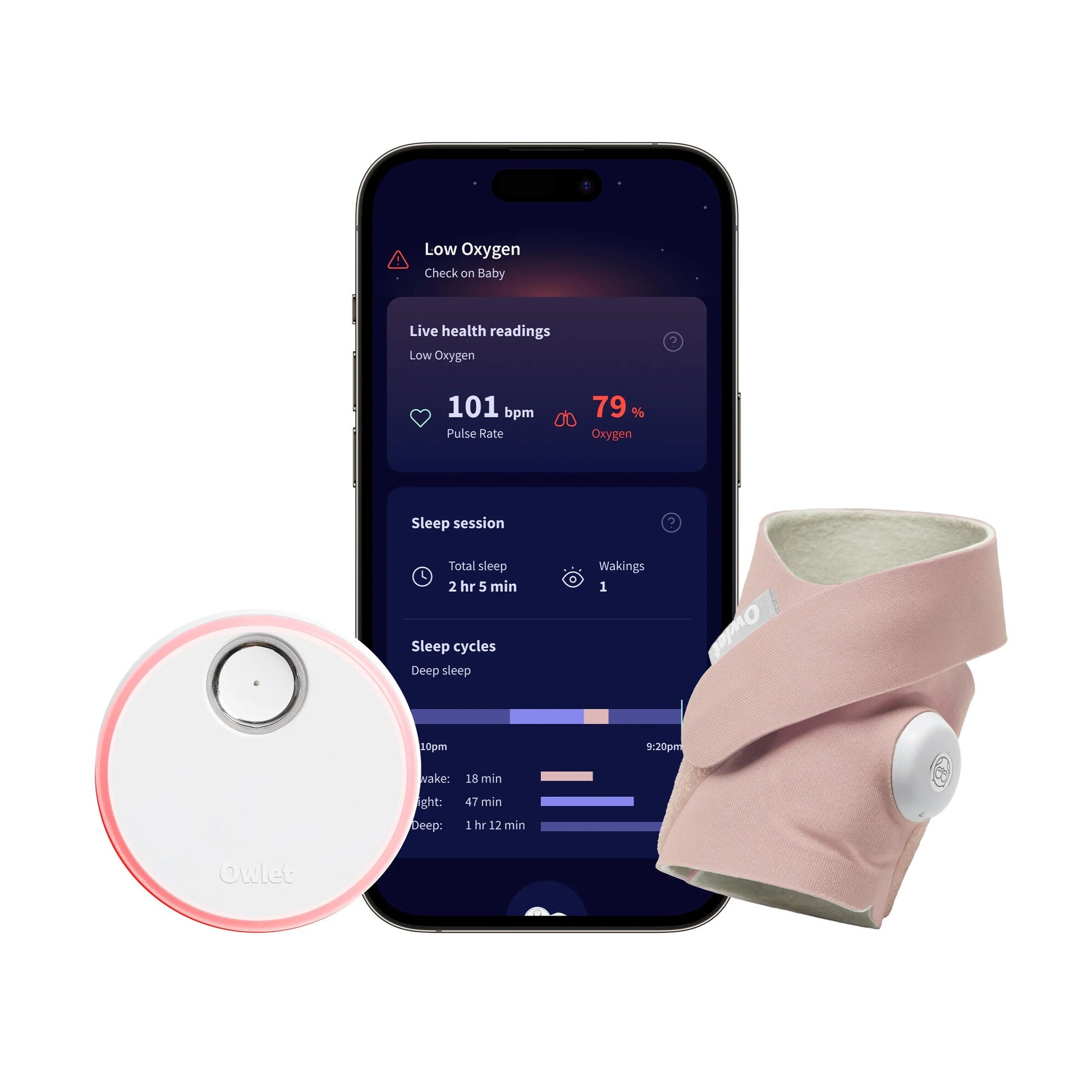 Owlet Dream Sock Baby Monitor image 1