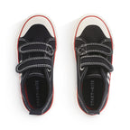 Start-Rite Tide Black/White Canvas
