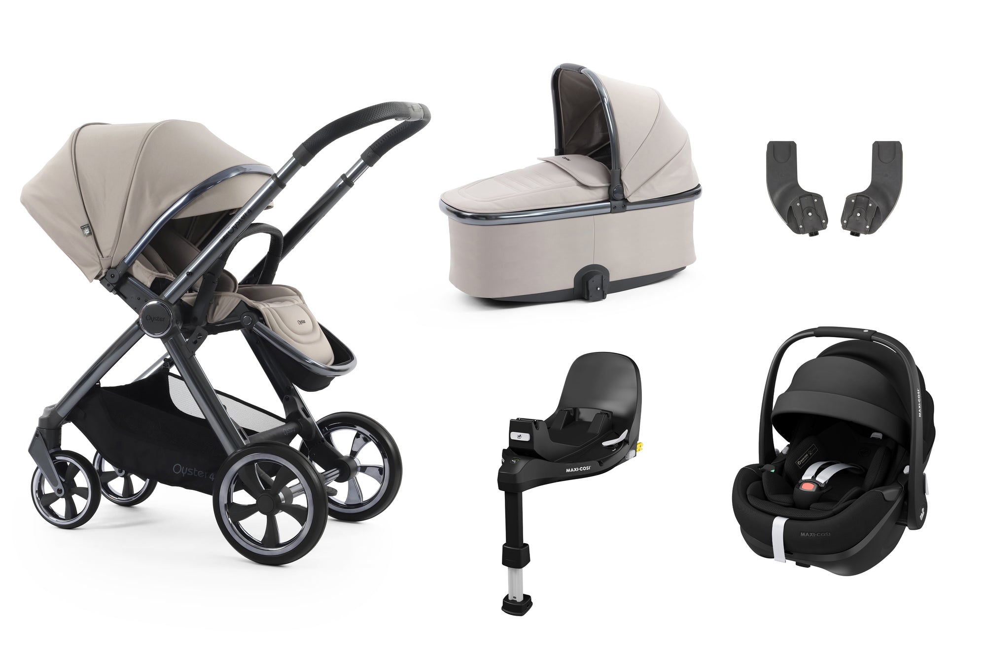 BabyStyle Oyster 4 Essential 5 Piece Bundle - Stone image 4