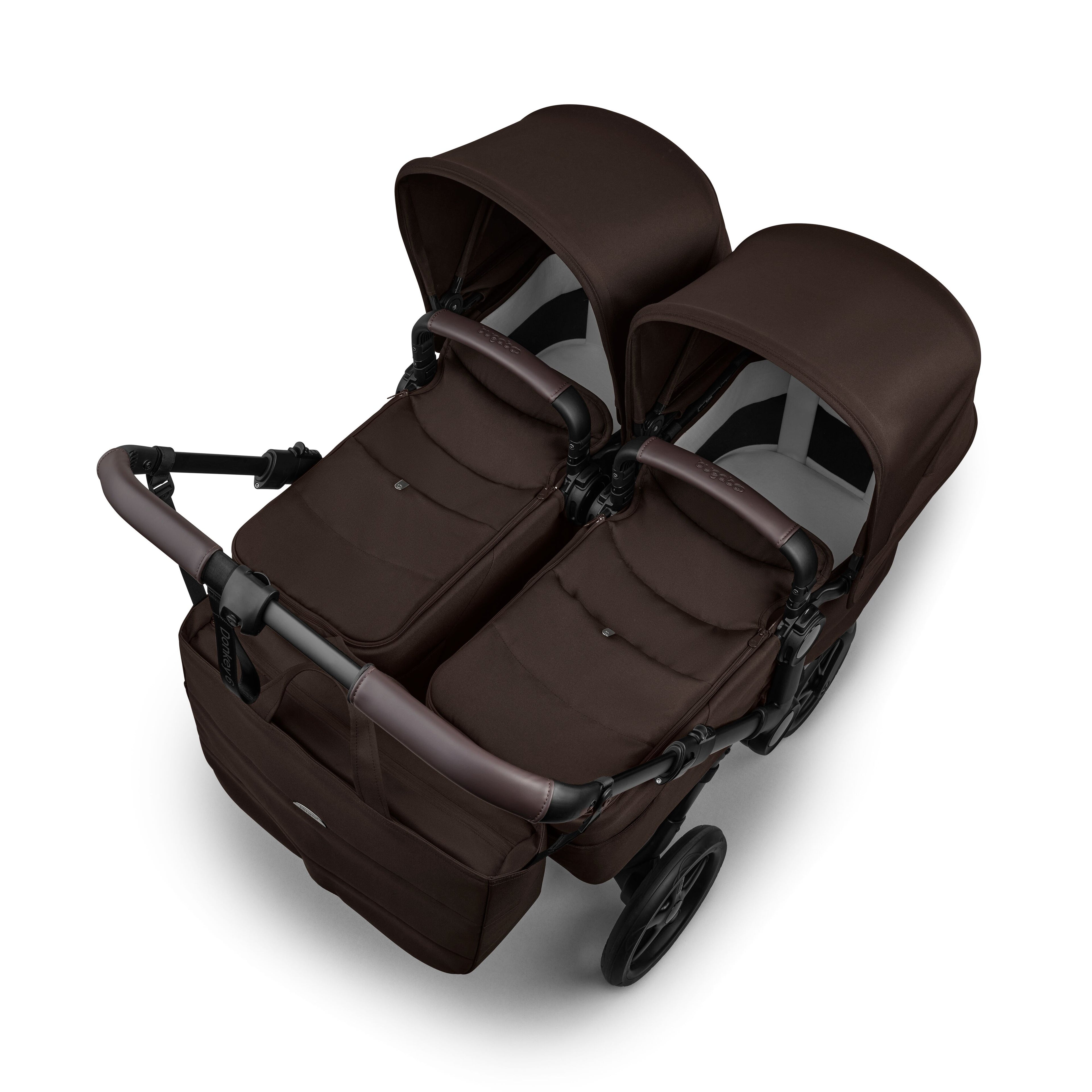 Bugaboo Donkey 6 Twin Pushchair in Cocoa Brown