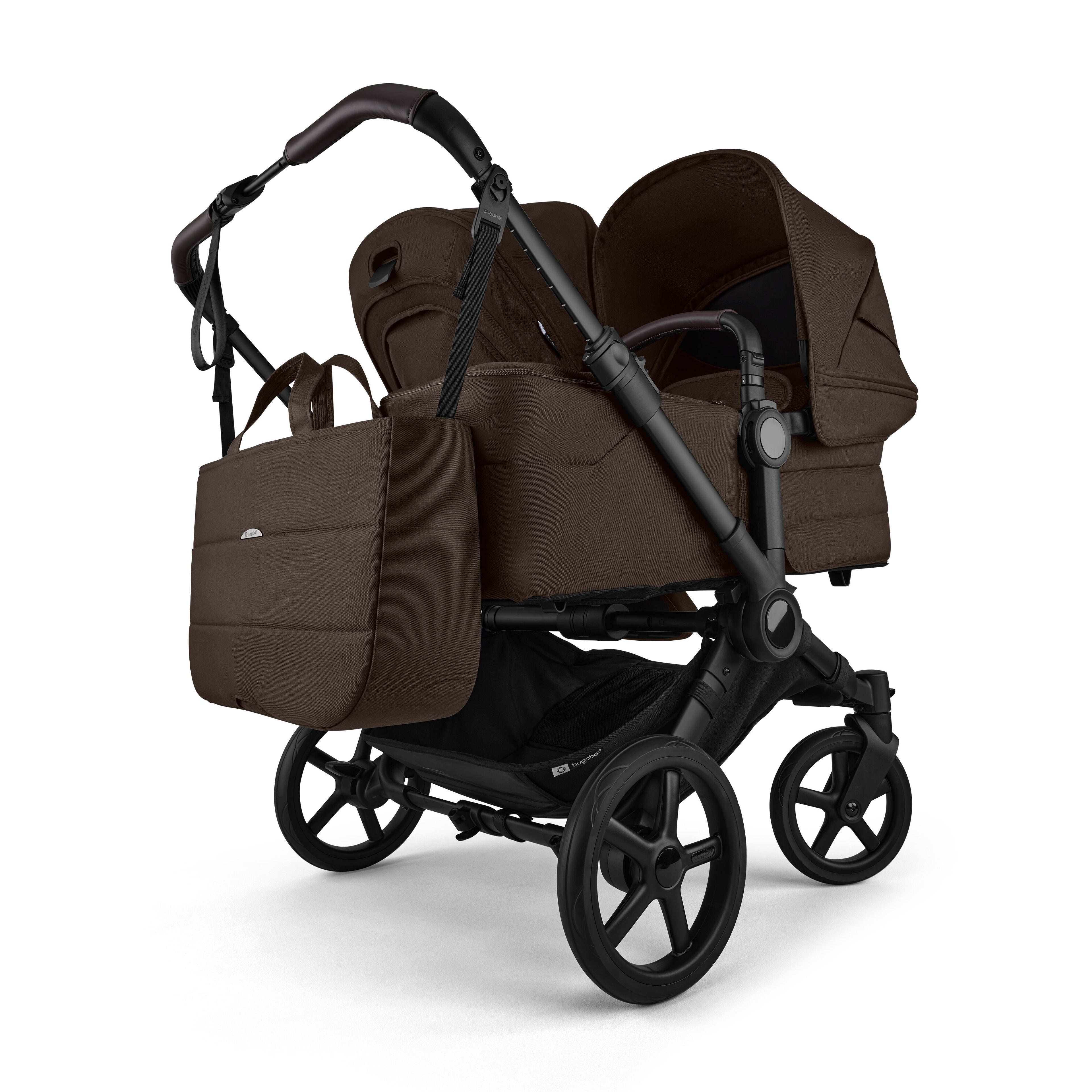 Bugaboo Donkey 6 Double Pushchair in Cocoa Brown
