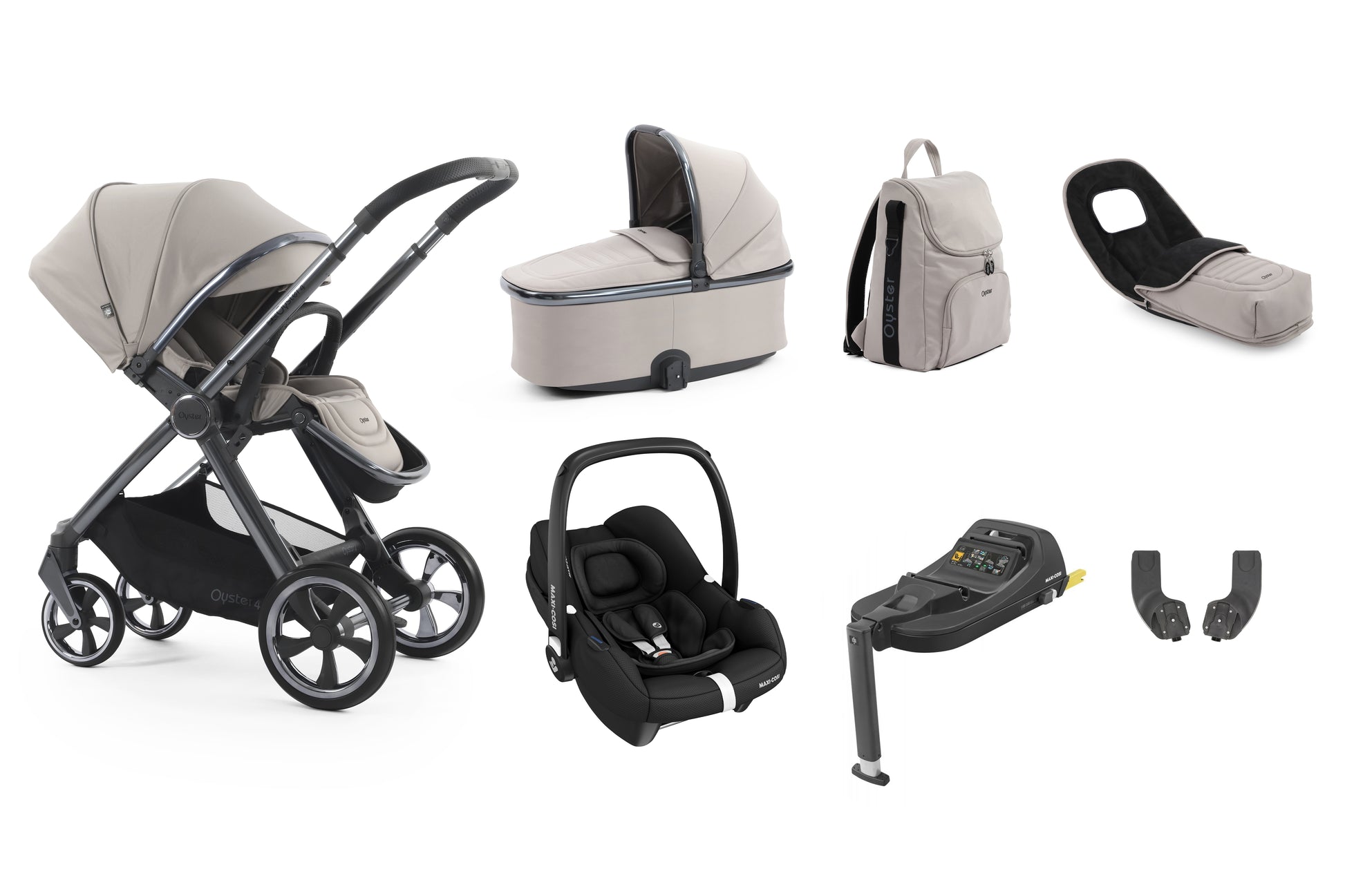 BabyStyle Oyster 4 Luxury 7 Piece Bundle - Stone image 8