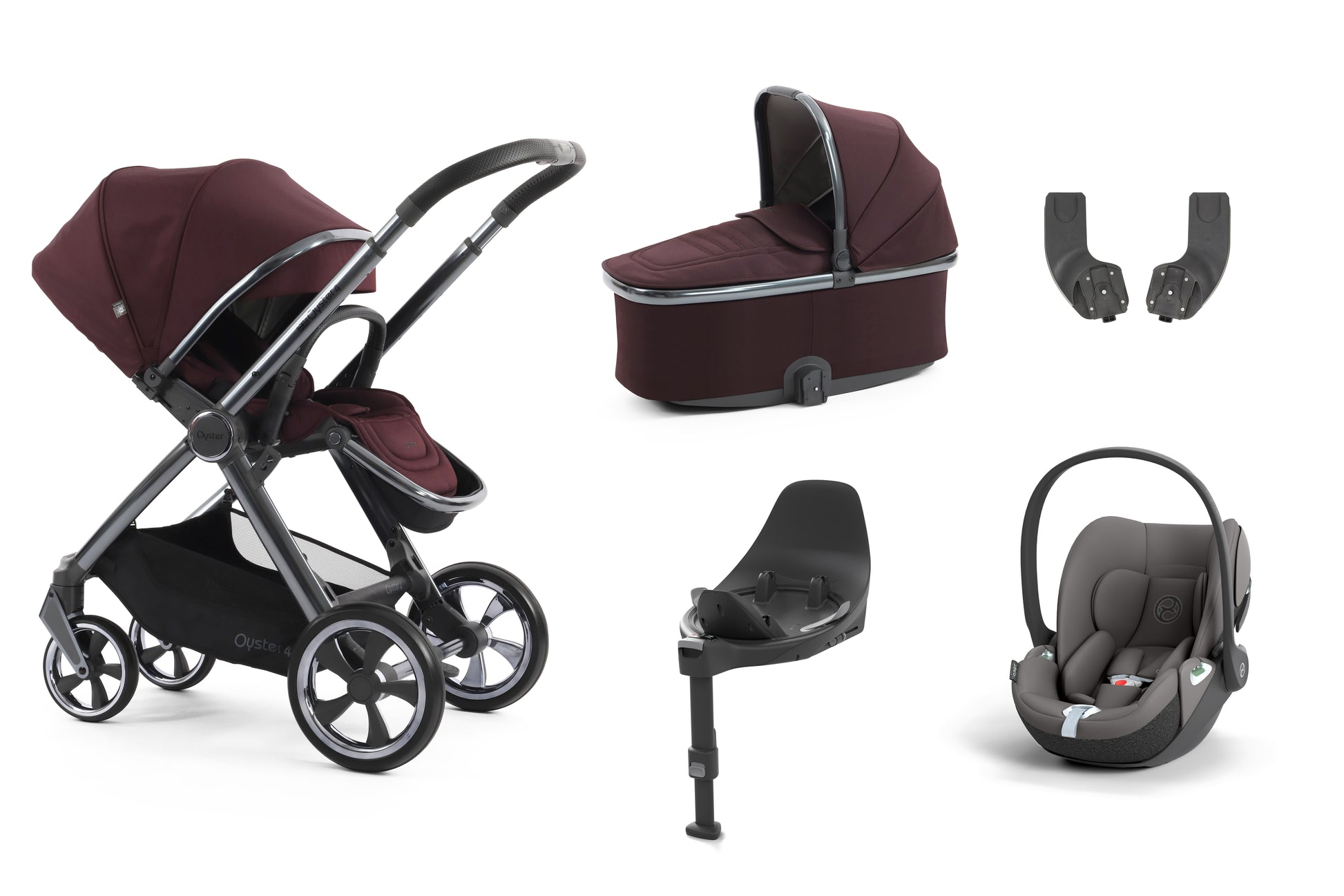 BabyStyle Oyster 4 Essential 5 Piece Bundle - Mulberry image 5