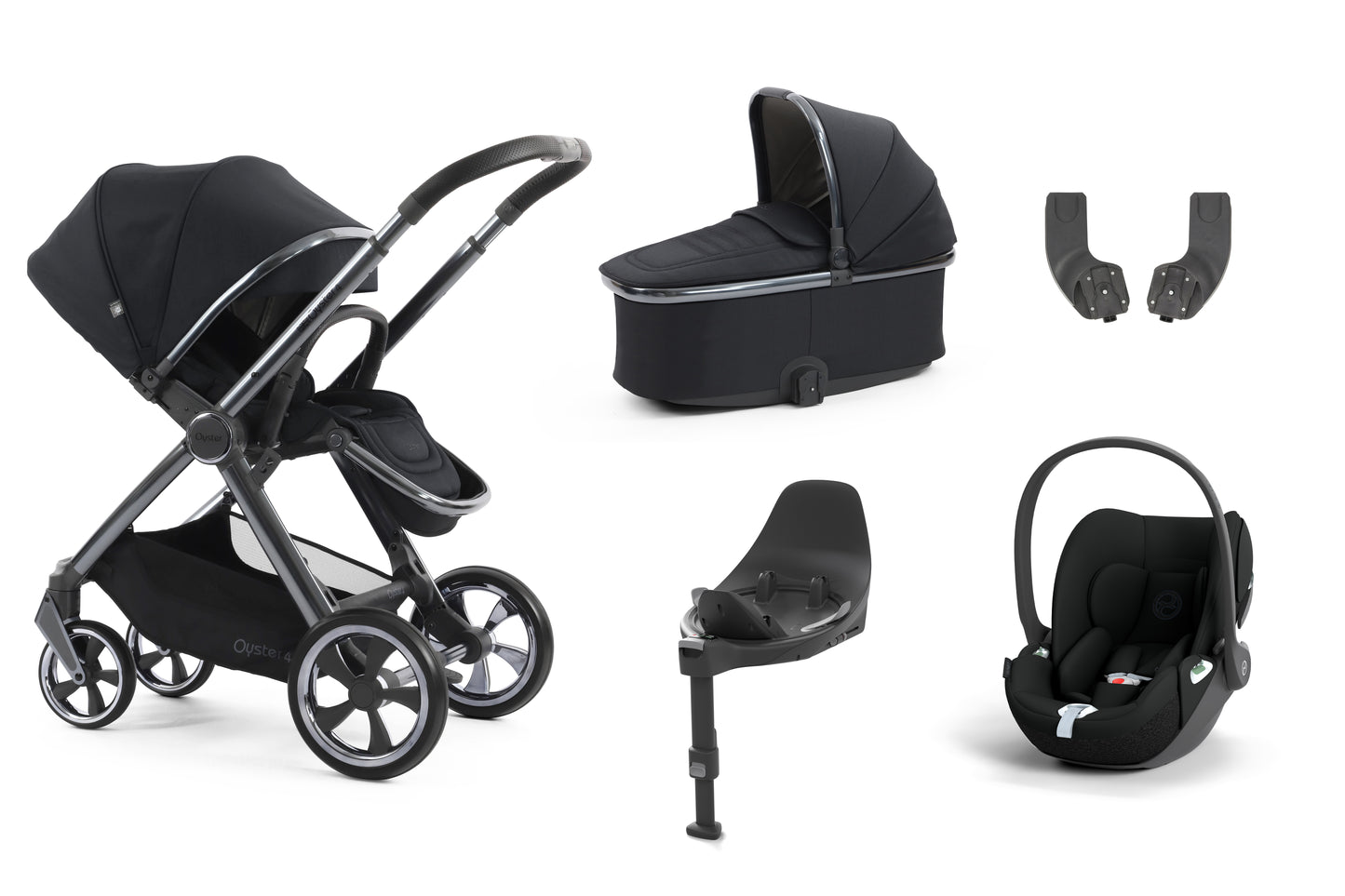 BabyStyle Oyster 4 Essential 5 Piece Bundle - Carbonite image 1