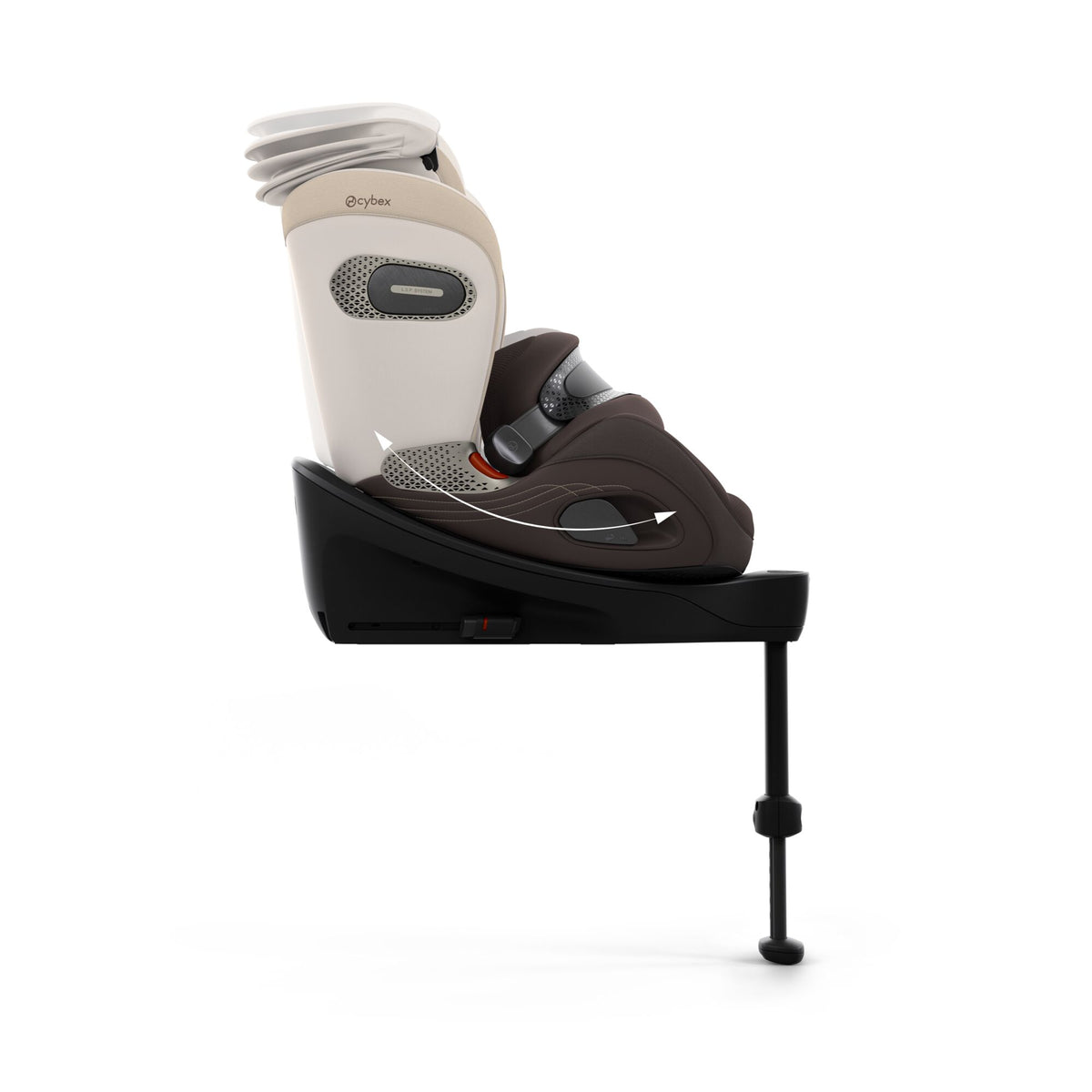 CYBEX Anoris S i-size 180° Airbag car seat - Amber Brown STYLE