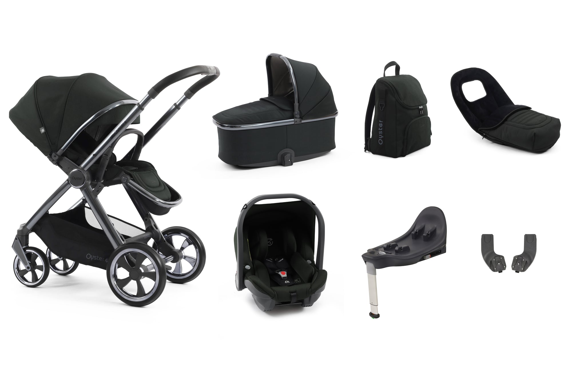 BabyStyle Oyster 4 Luxury 7 Piece Bundle - Black Olive image 4