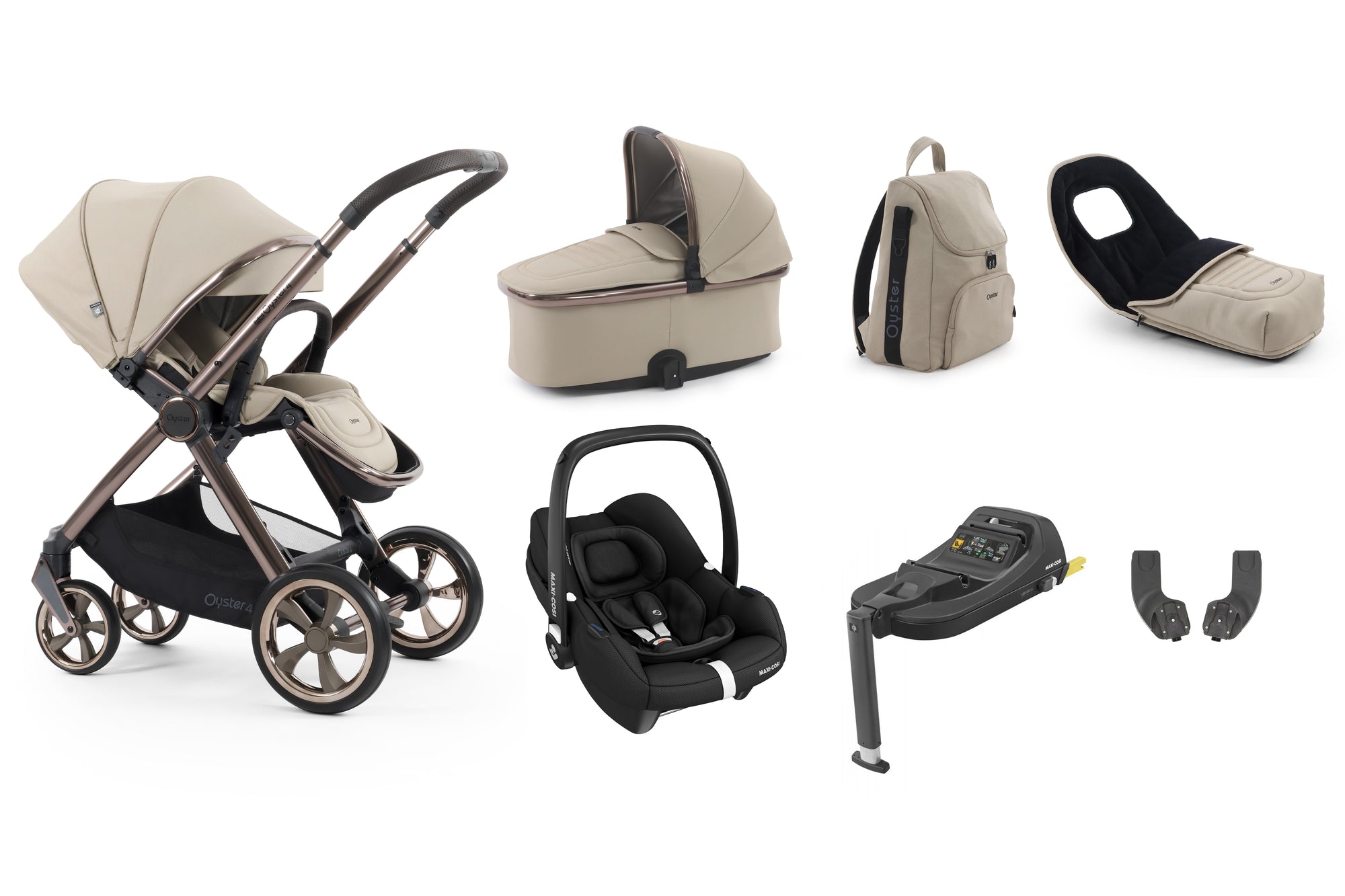 BabyStyle Oyster 4 Luxury 7 Piece Bundle - Buttermilk image 4