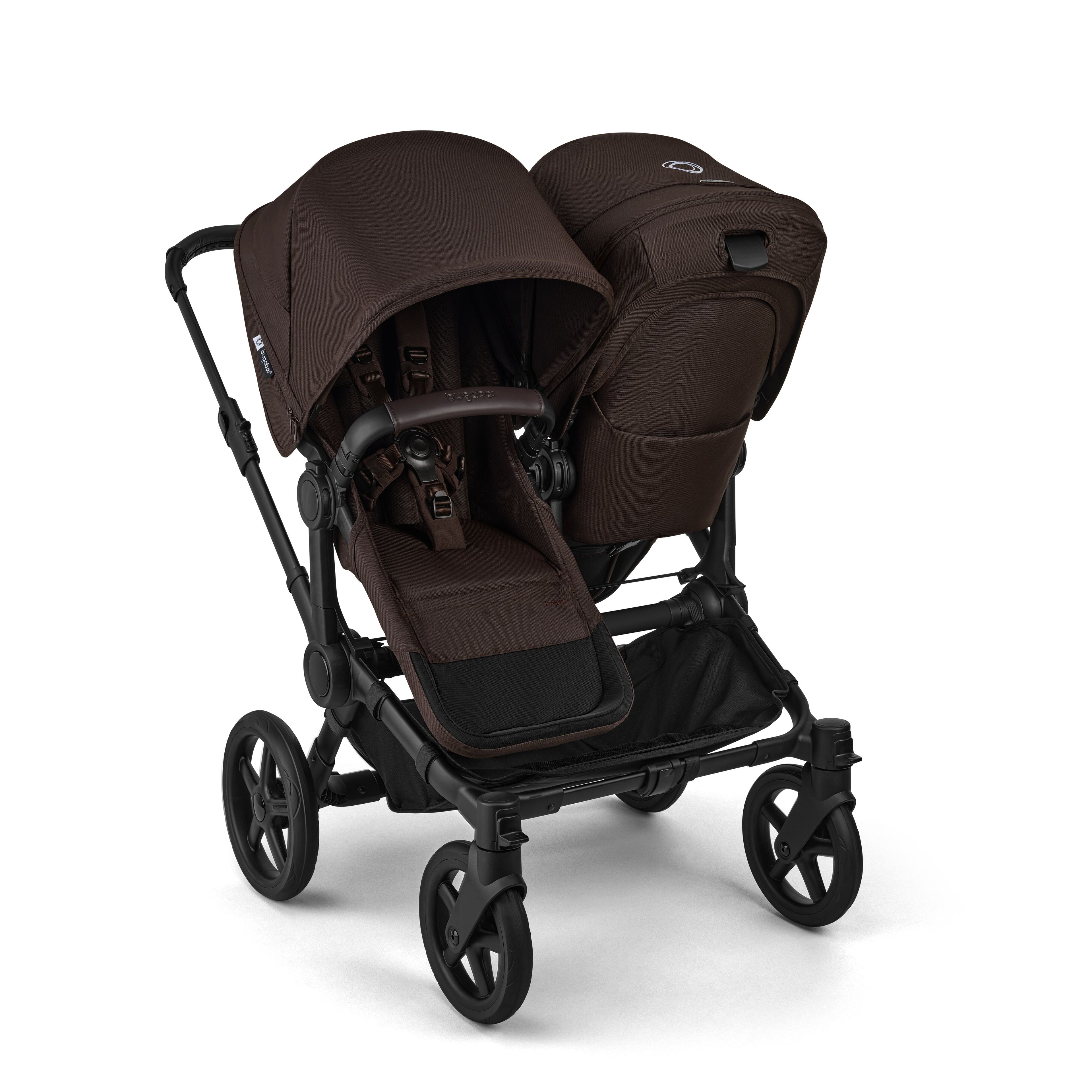 Bugaboo Donkey 6 Twin Pushchair in Cocoa Brown