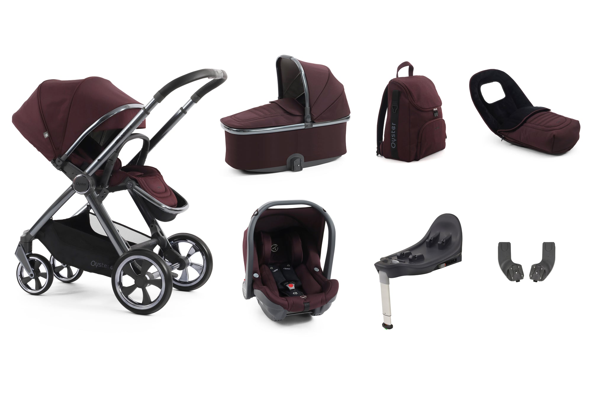 BabyStyle Oyster 4 Luxury 7 Piece Bundle - Mulberry image 7